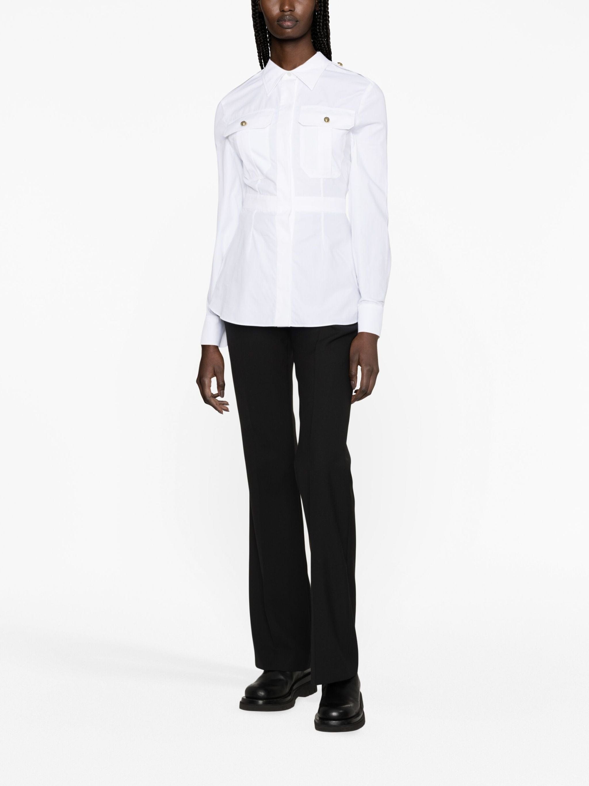 Alexander Mcqueen Box-Pleat Cotton Shirt