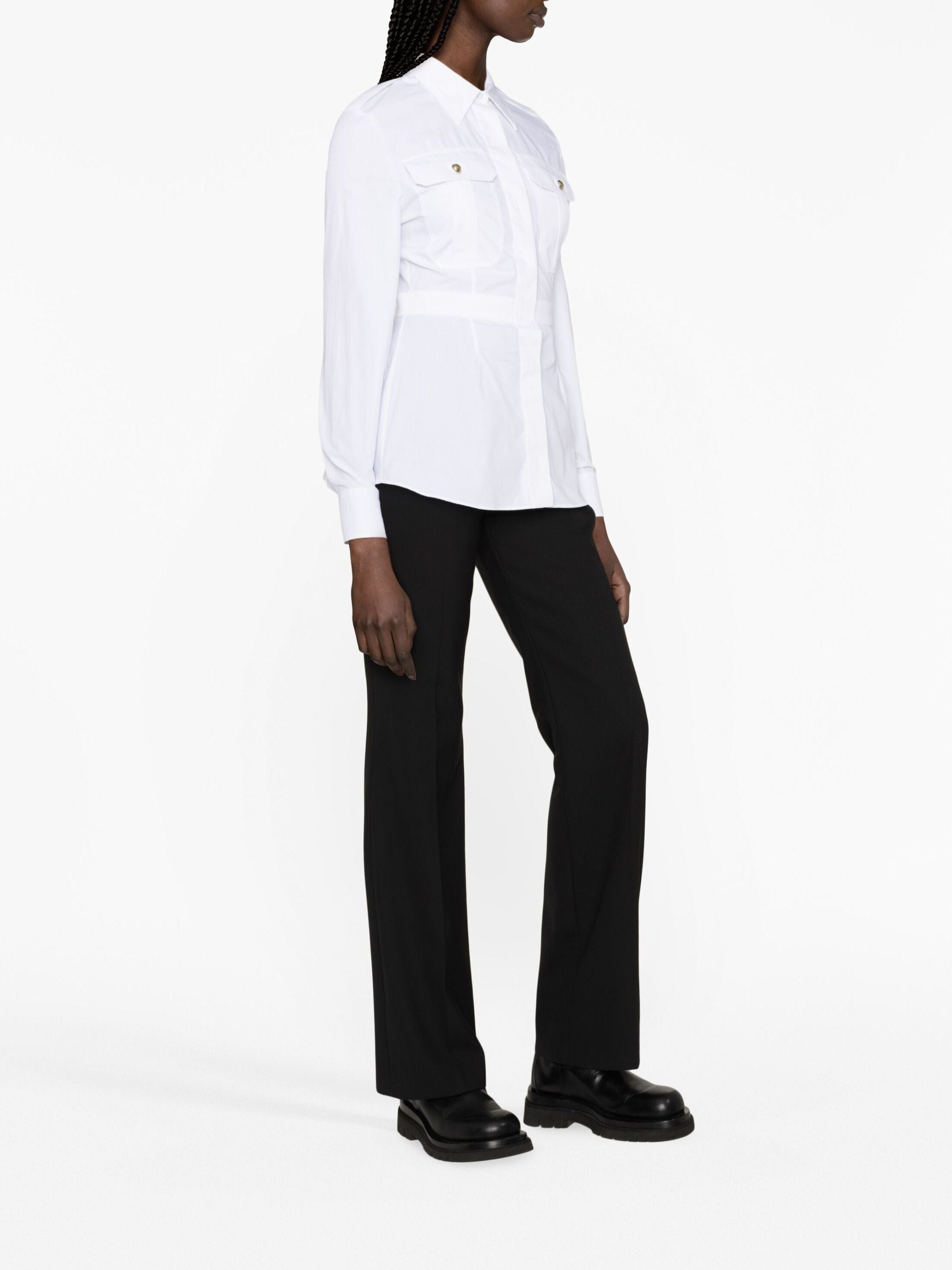 Alexander Mcqueen Box-Pleat Cotton Shirt