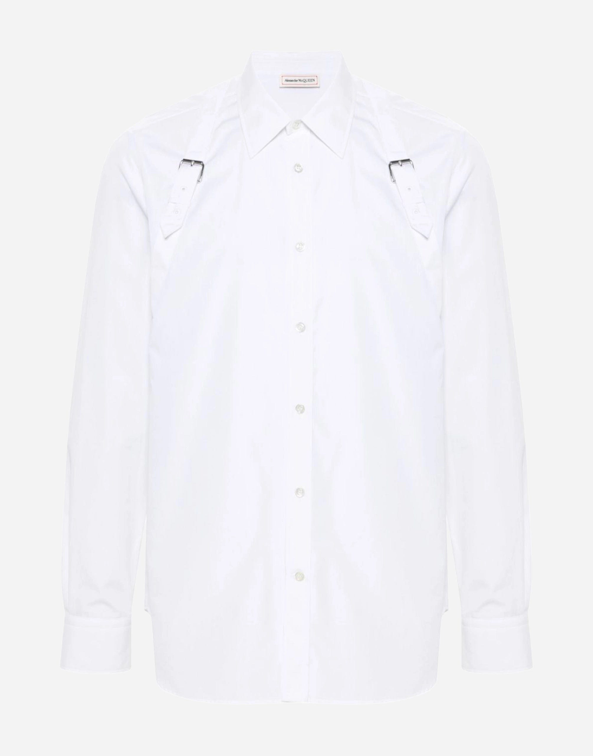 Alexander Mcqueen Buckle-Detail Cotton Shirt