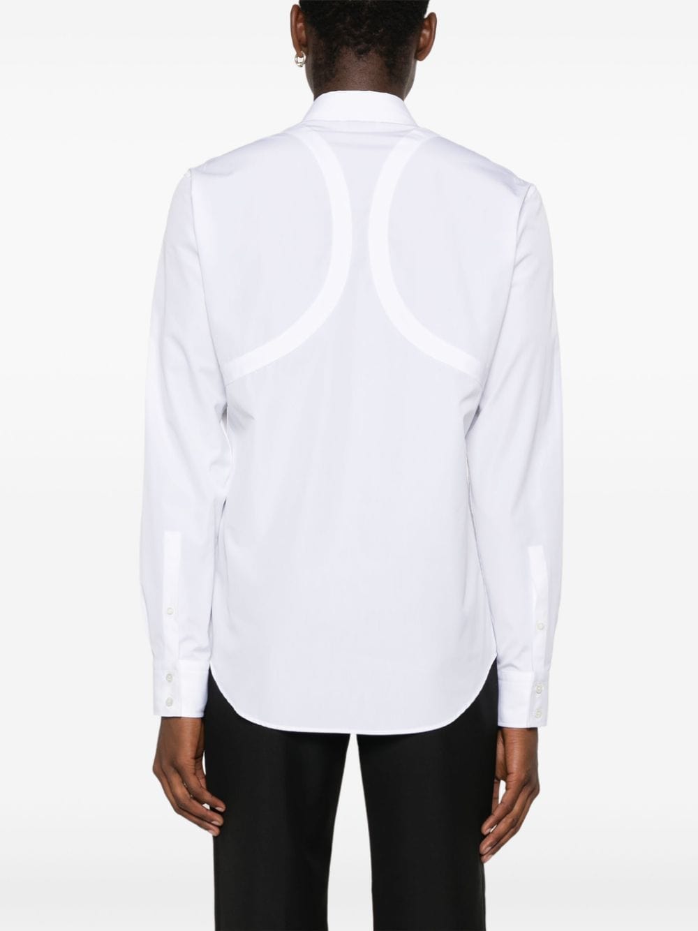 Alexander Mcqueen Buckle-Detail Cotton Shirt