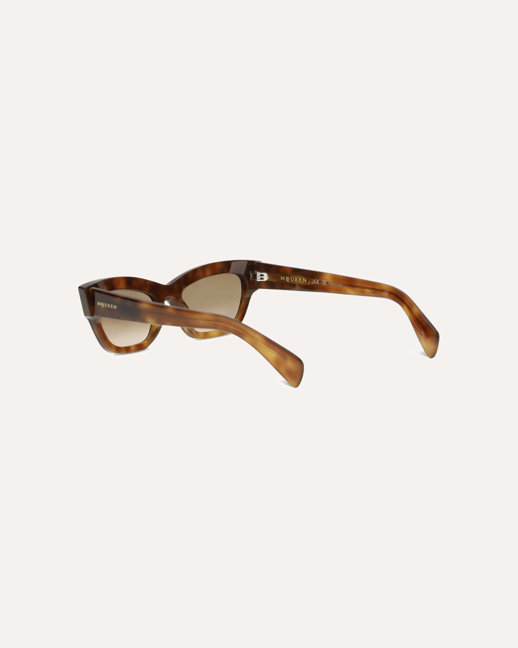 Alexander McQueen Cat-Eye Sunglasses With T-Bar