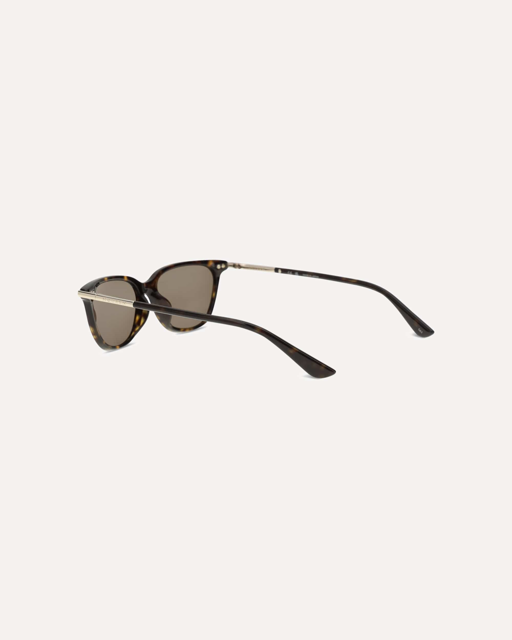 Alexander McQueen Cat-Eye Tortoiseshell Acetate Sunglasses
