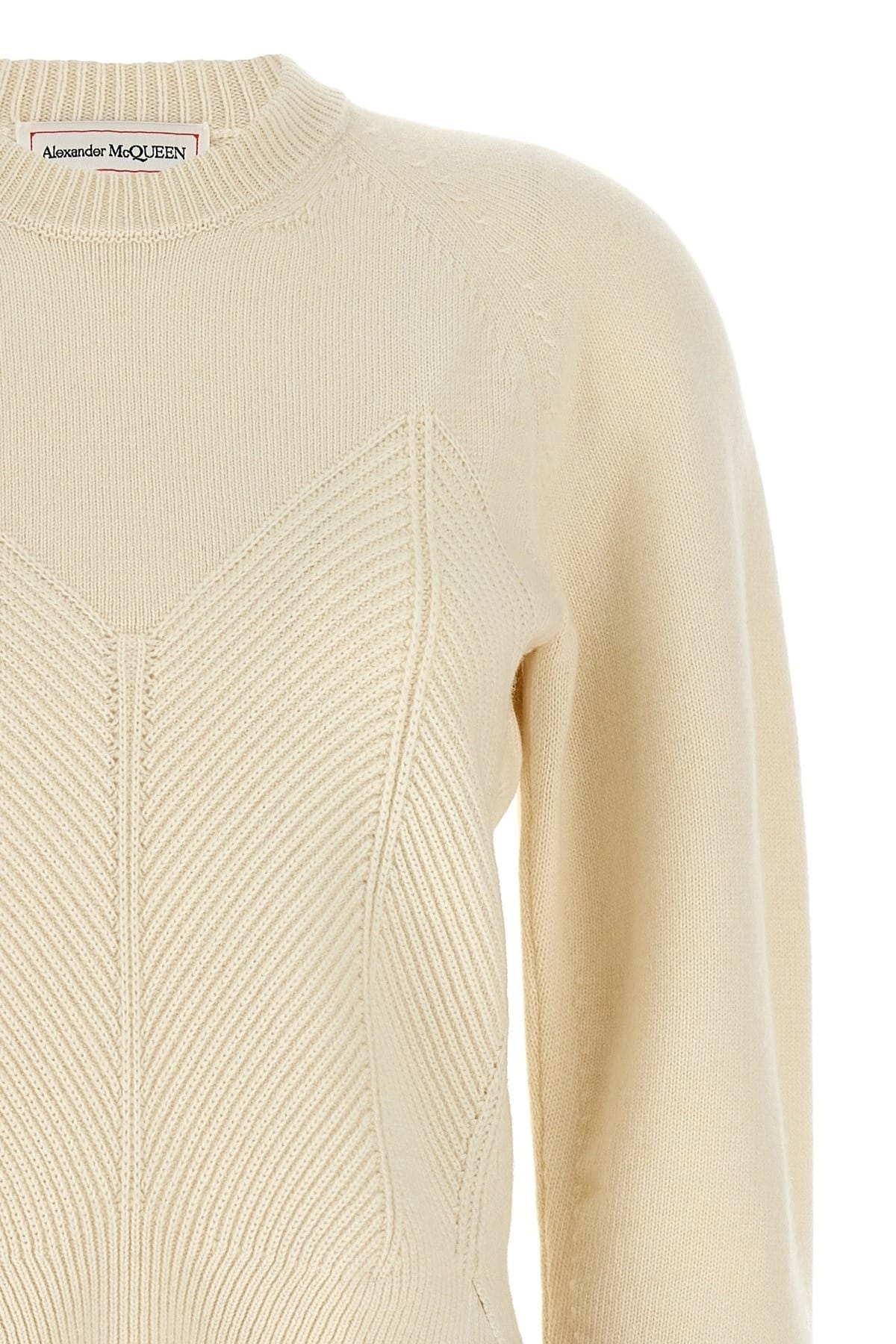 Alexander McQueen Alexander McQueen Chevron Corset Sweater