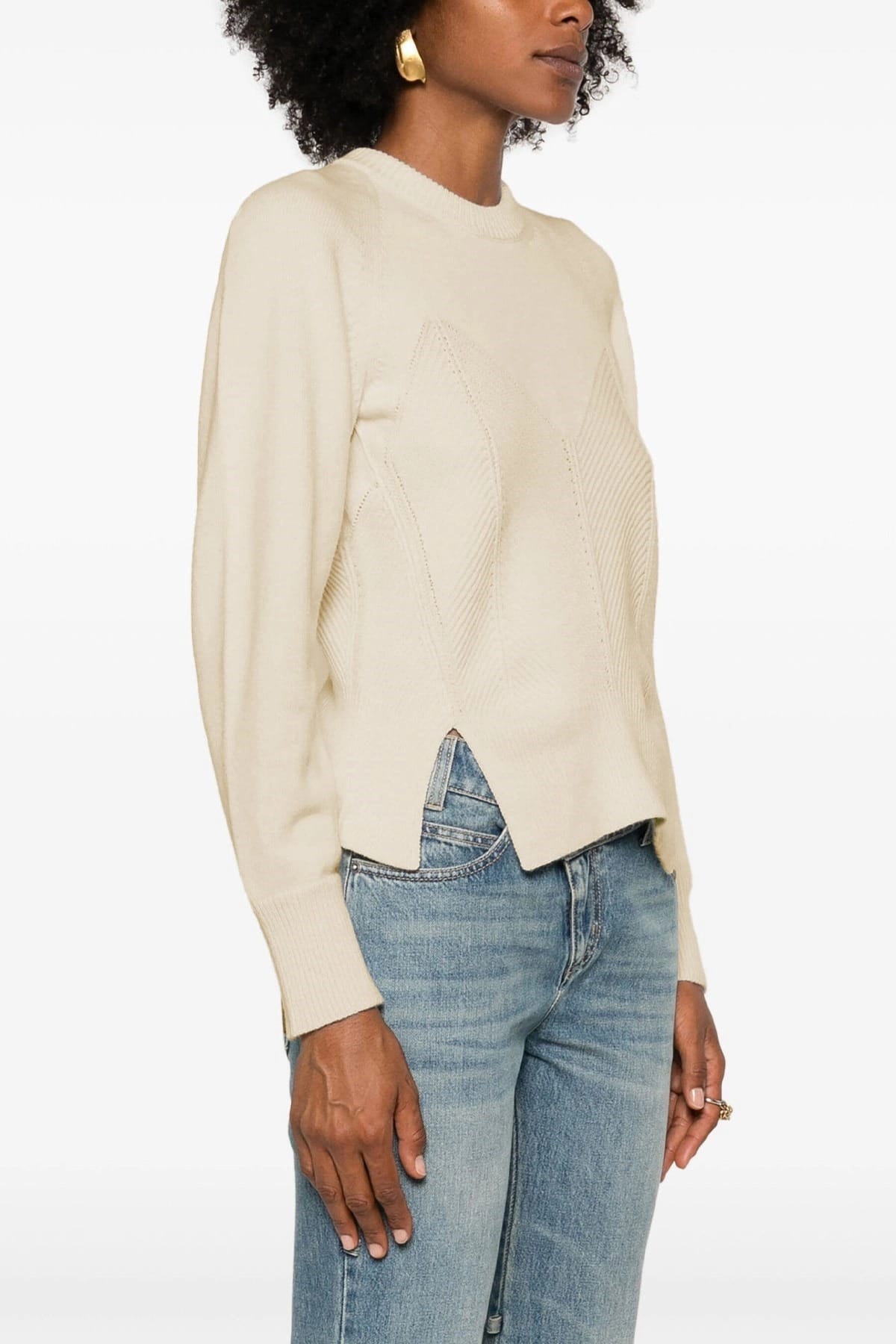 Alexander McQueen Chevron Corset Sweater - alternate view