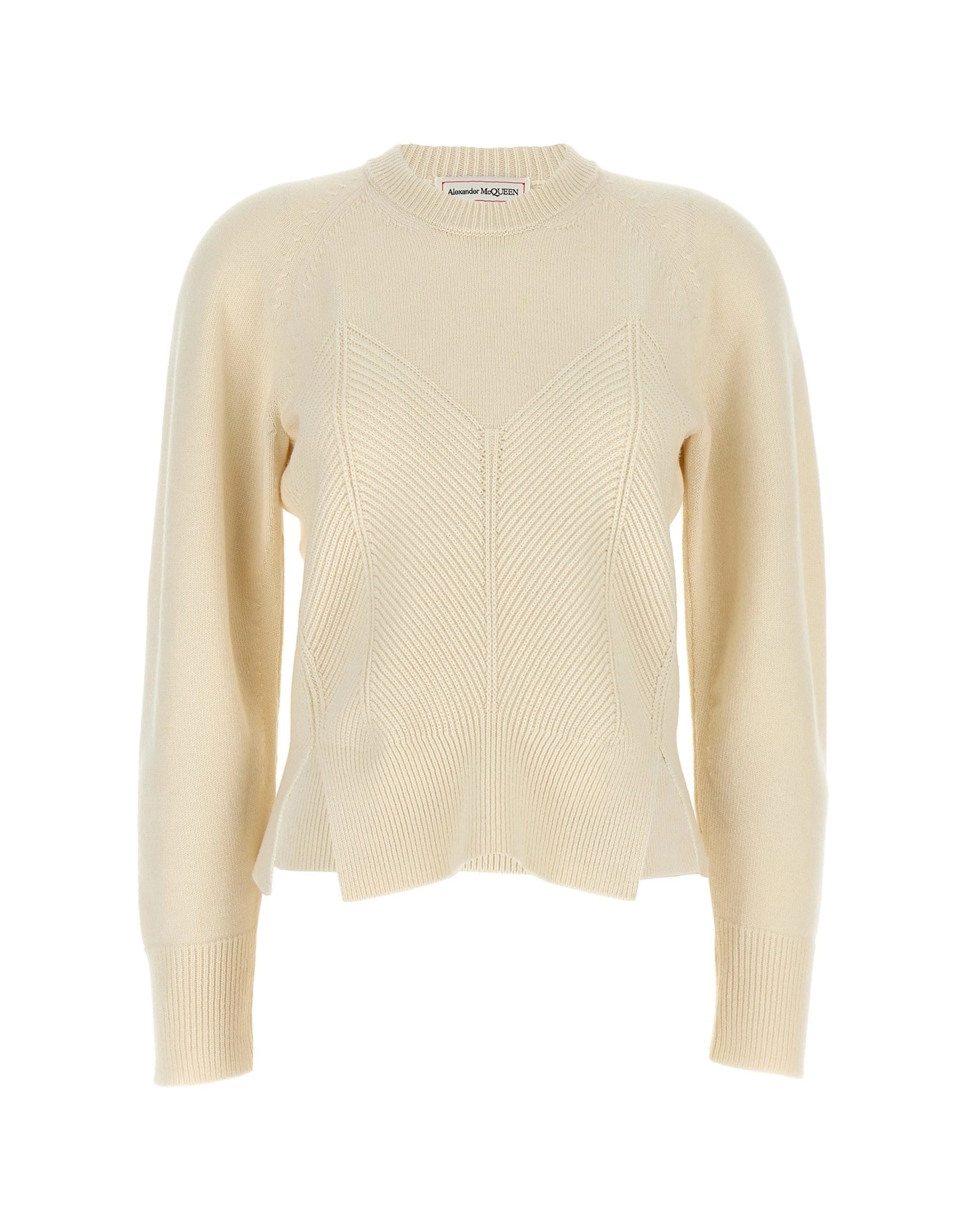 Alexander McQueen Chevron Corset Sweater | Sendegaro CH