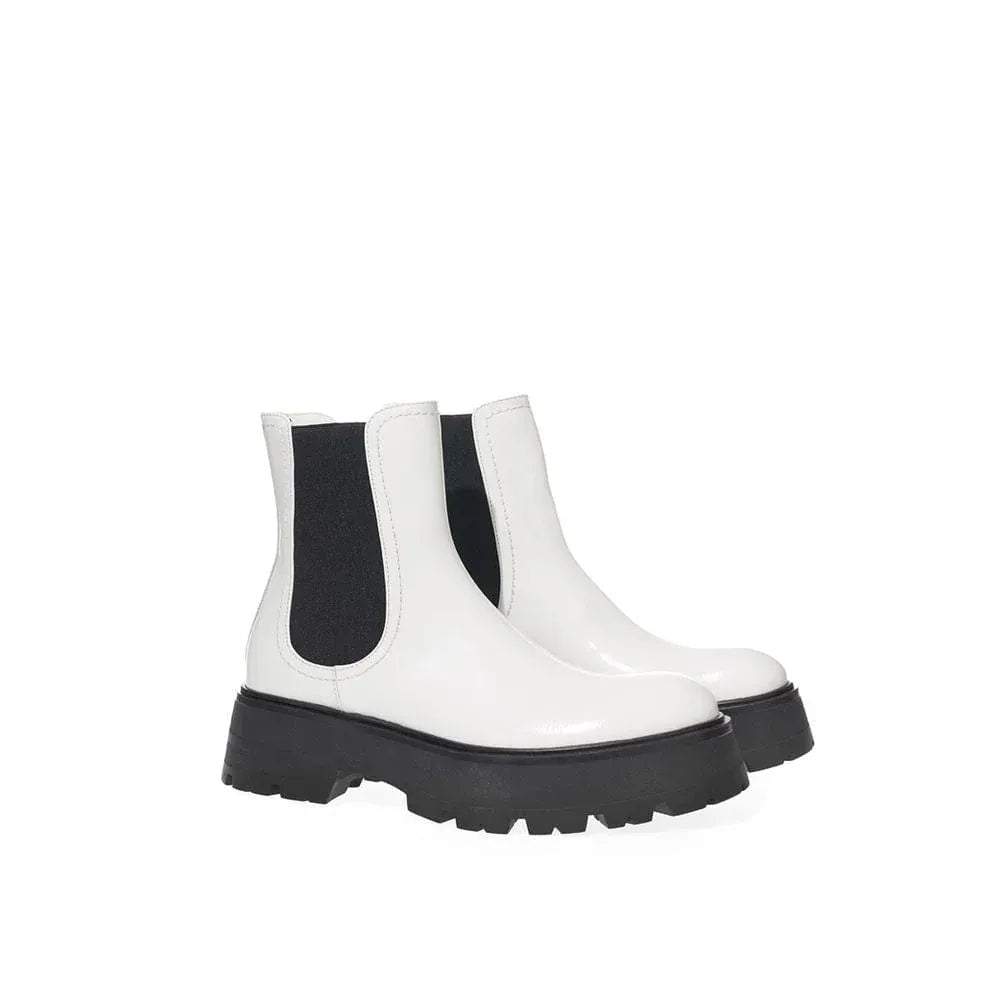 Alexander McQueen Chunky-Sole Leather Boots - alternate view