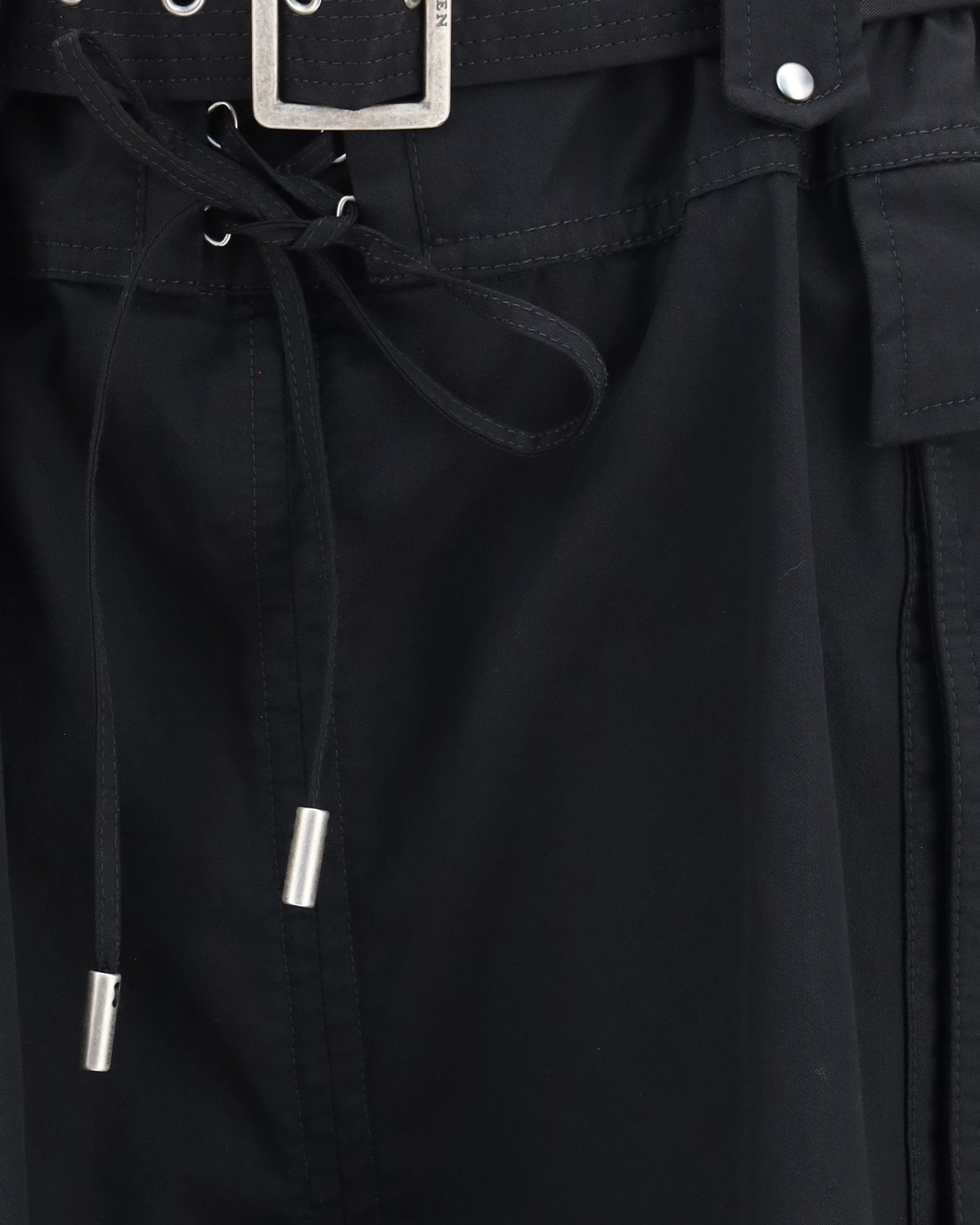 Alexander McQueen Alexander McQueen Cotton Shorts With Adjustable Belt