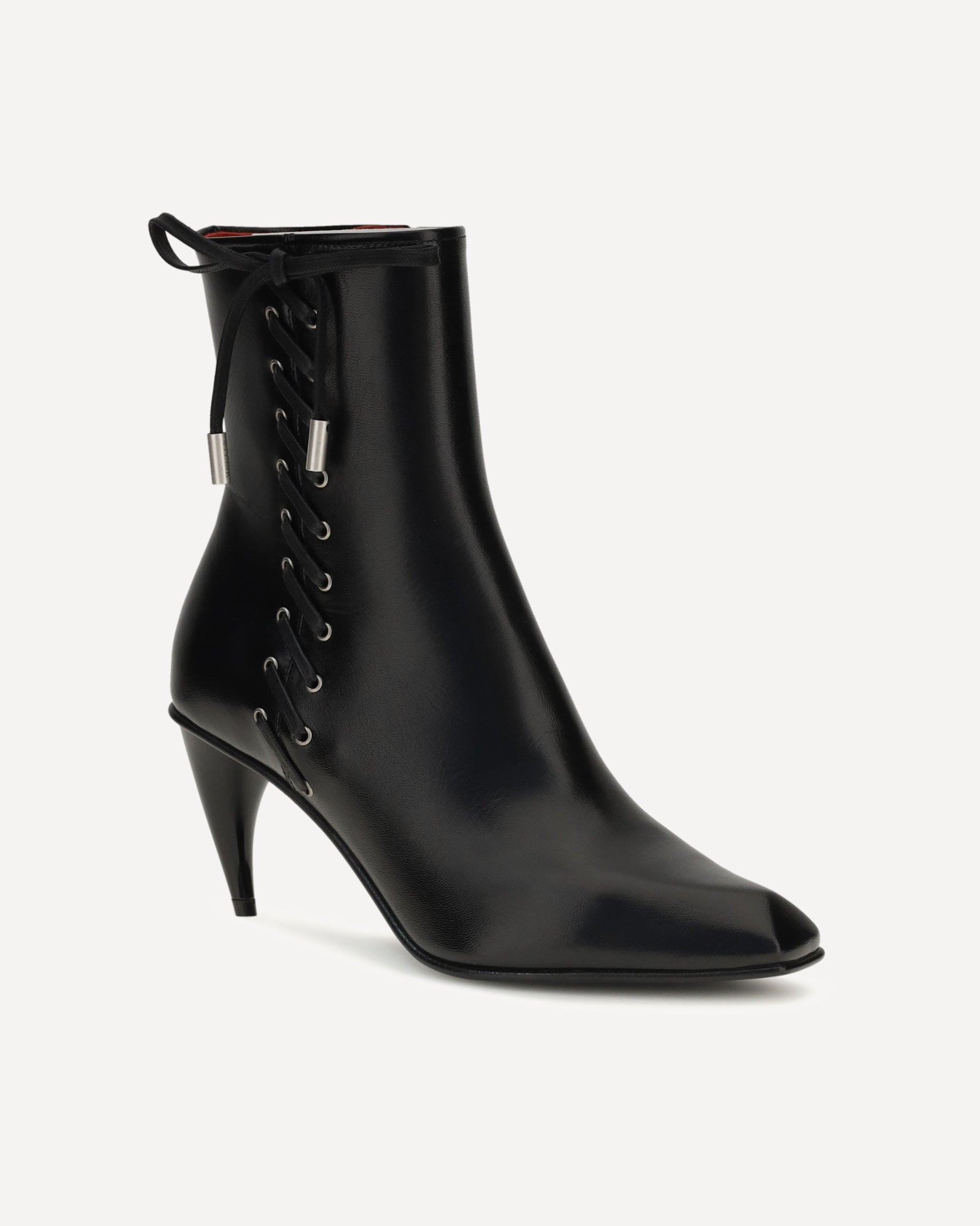 Alexander McQueen Curved-Heel Ankle Boots - alternate view