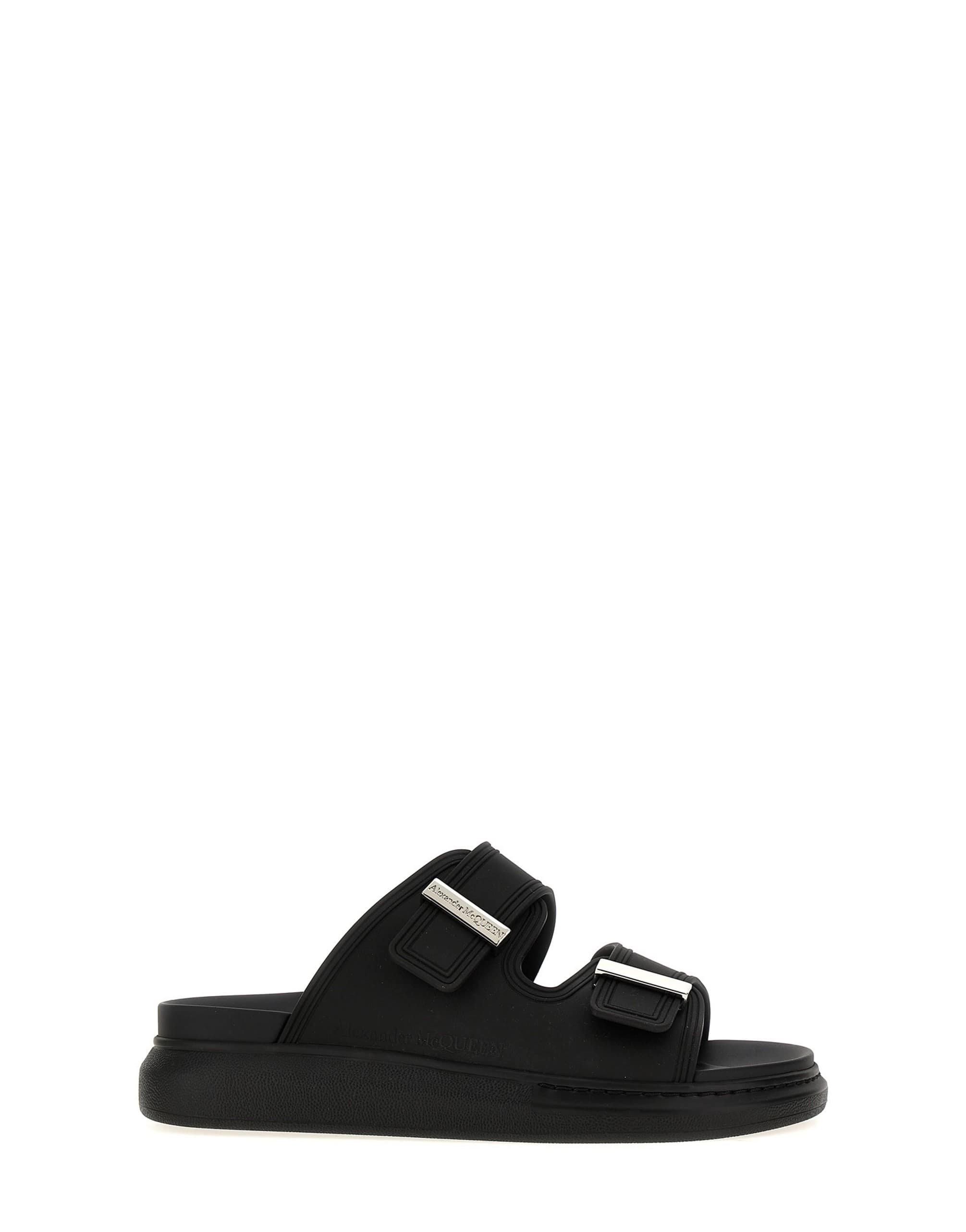 専用　Alexander McQueen ラバーサンダル ブラック Alexander McQueen ダブルバンドラバーサンダル | Sendegaro JP