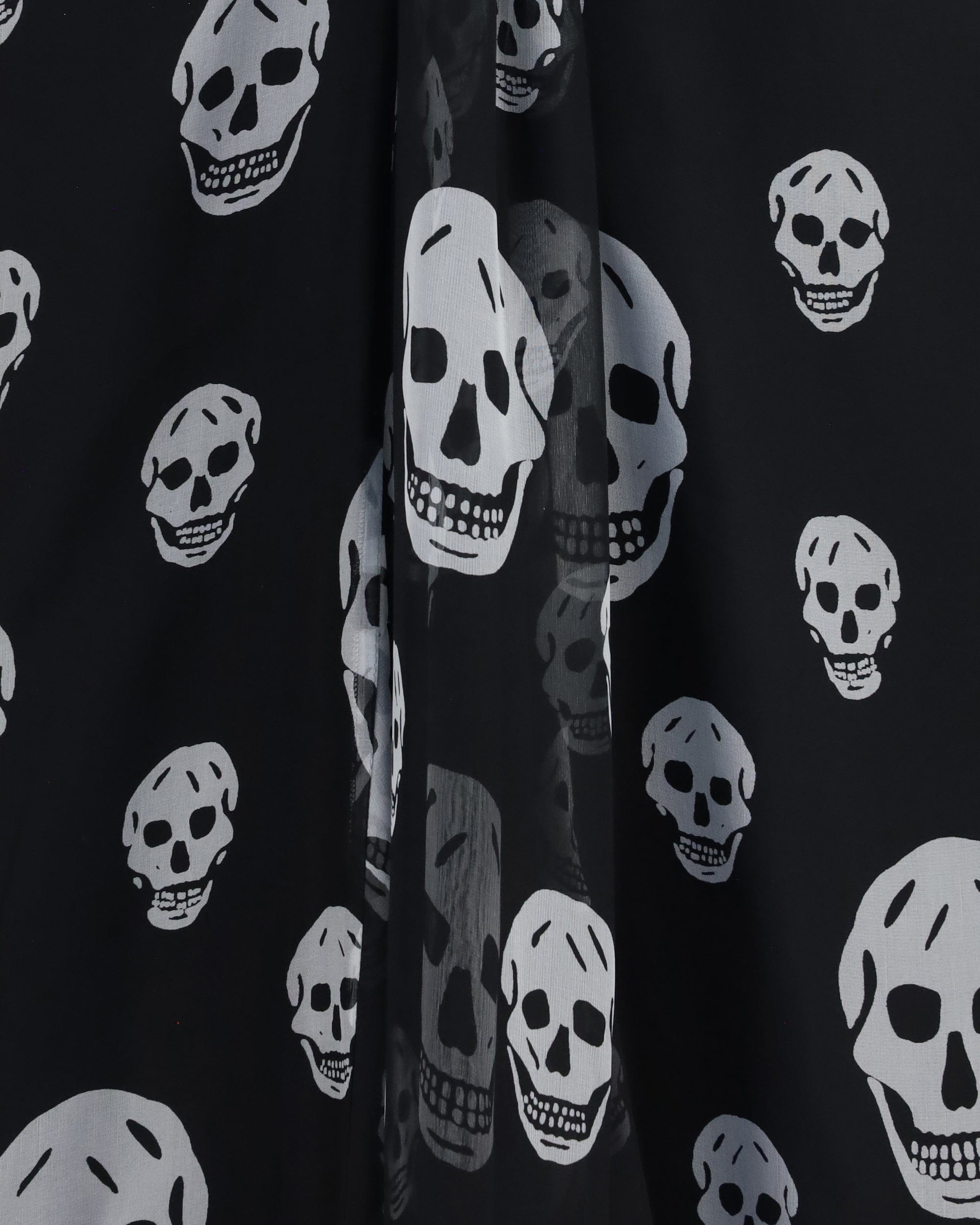 ALEXANDER McQUEEN スカルプリント ロンT M Alexander McQueen Draped Long Skull Skirt | Sendegaro