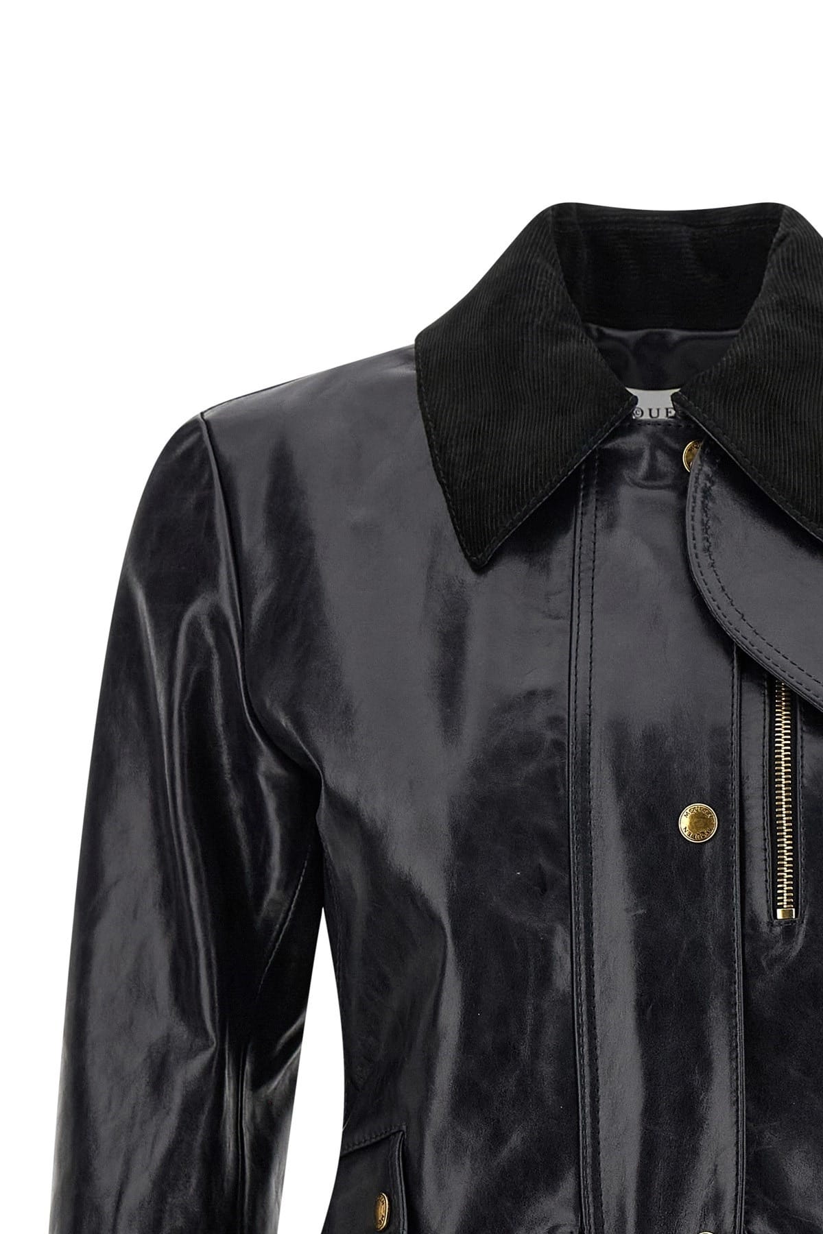Alexander McQueen Alexander McQueen Flared Leather Jacket