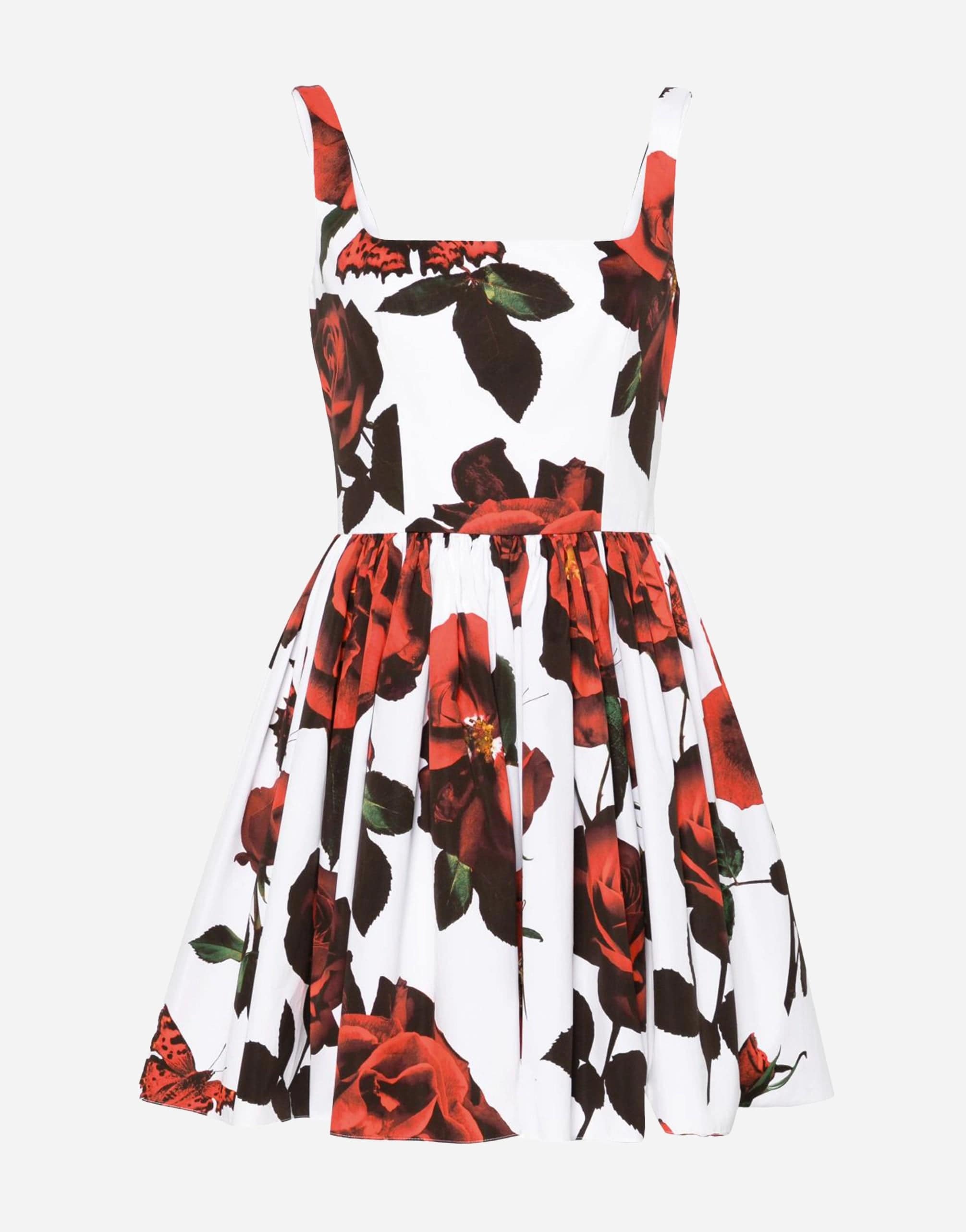 Alexander Mcqueen Floral-Print Flared Minidress