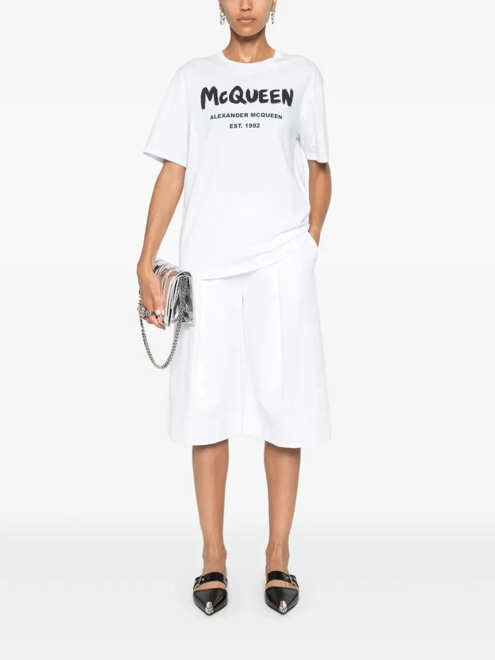 Alexander McQueen Graffiti T-Shirt | Sendegaro KW Alexander McQueen Graffiti T-Shirt | Sendegaro KW
