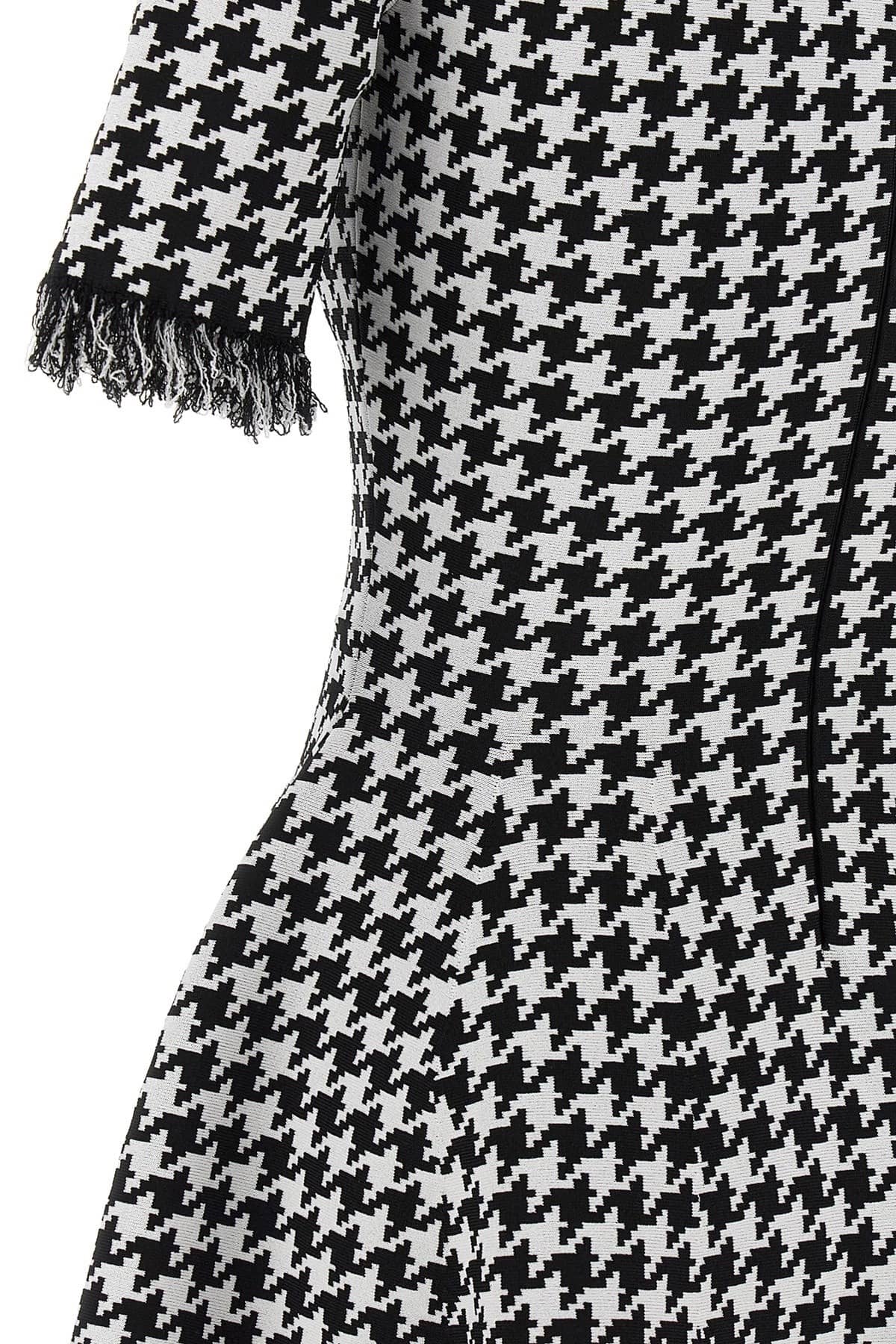 Alexander McQueen Alexander McQueen Houndstooth Mini Dress
