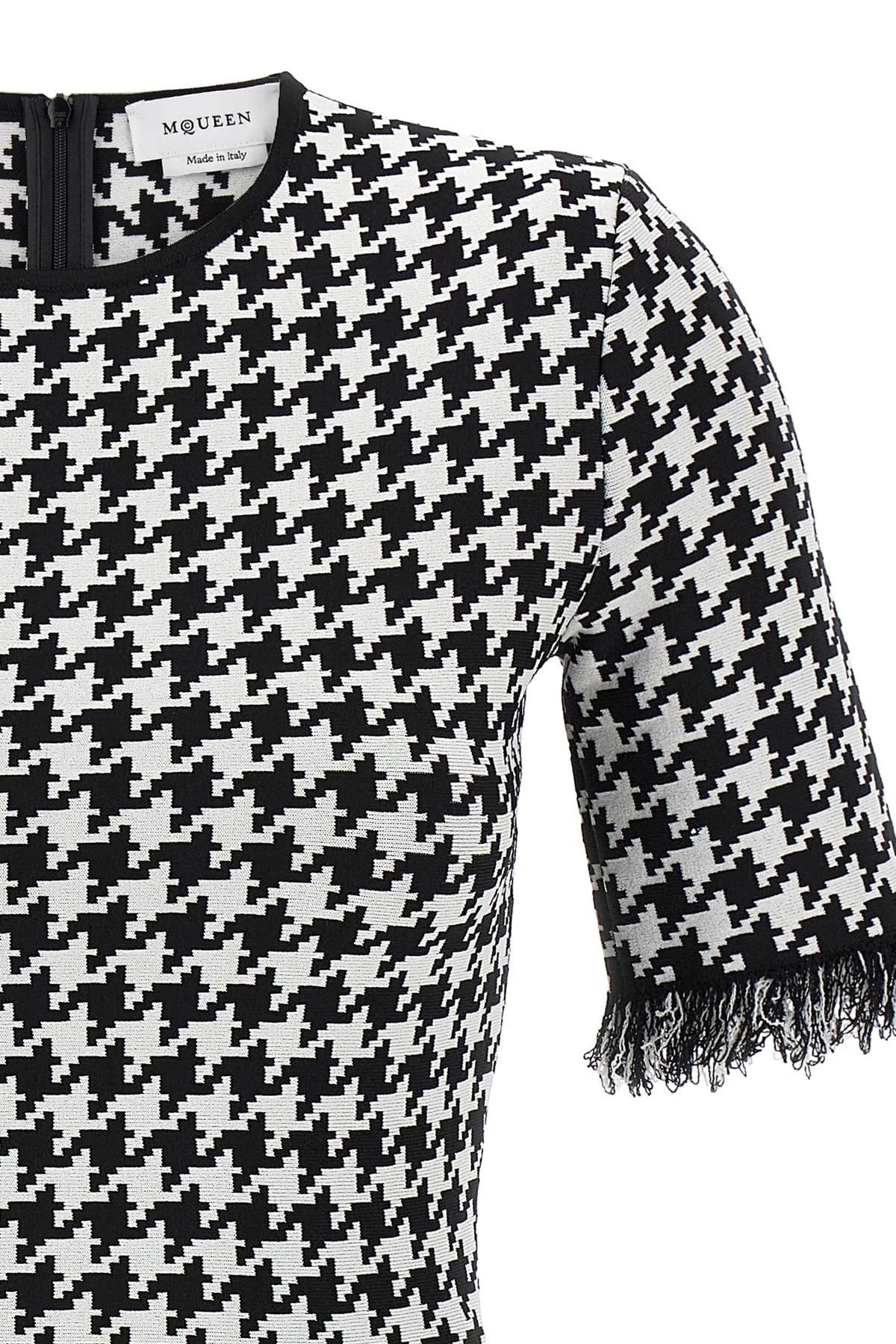 Alexander McQueen Alexander McQueen Houndstooth Mini Dress