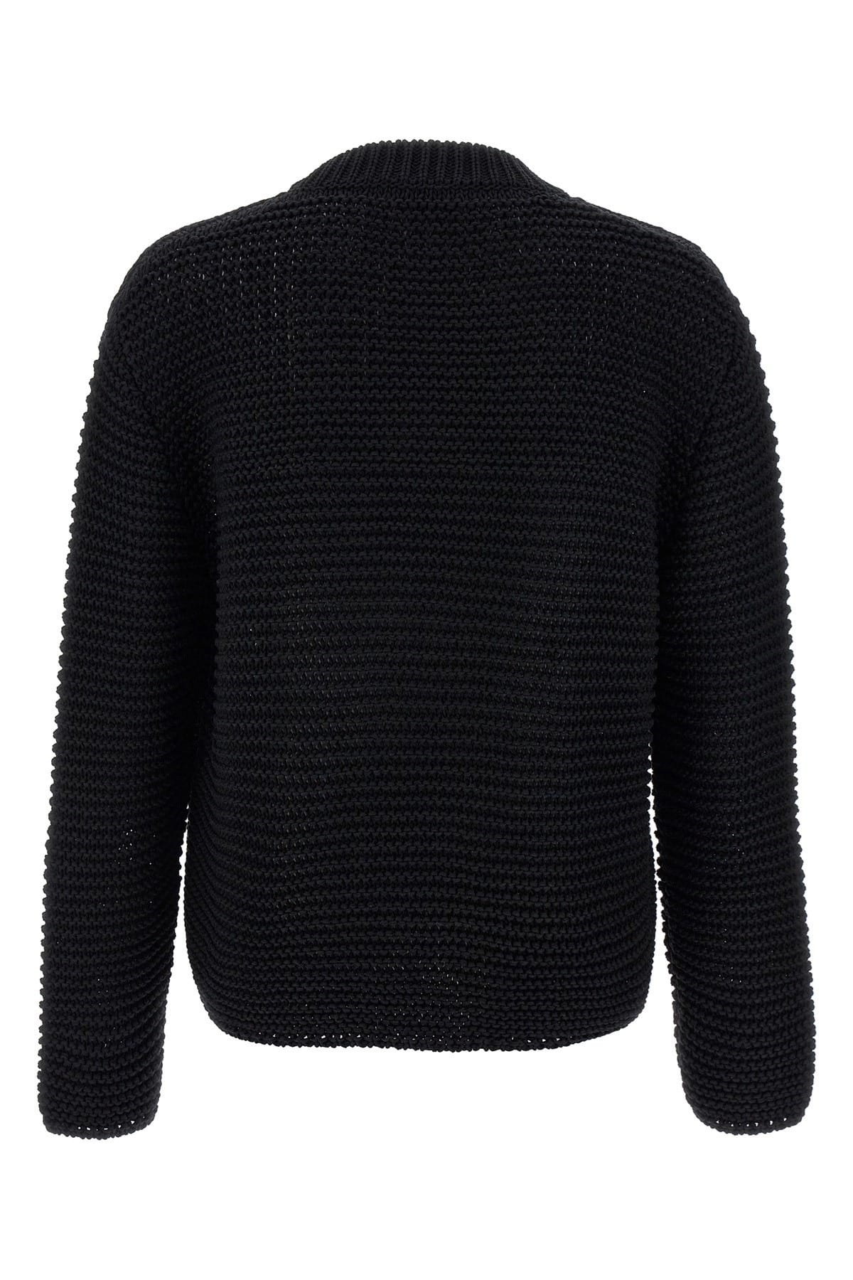 Alexander McQueen Inlaid Logo Cotton Sweater - alternate view