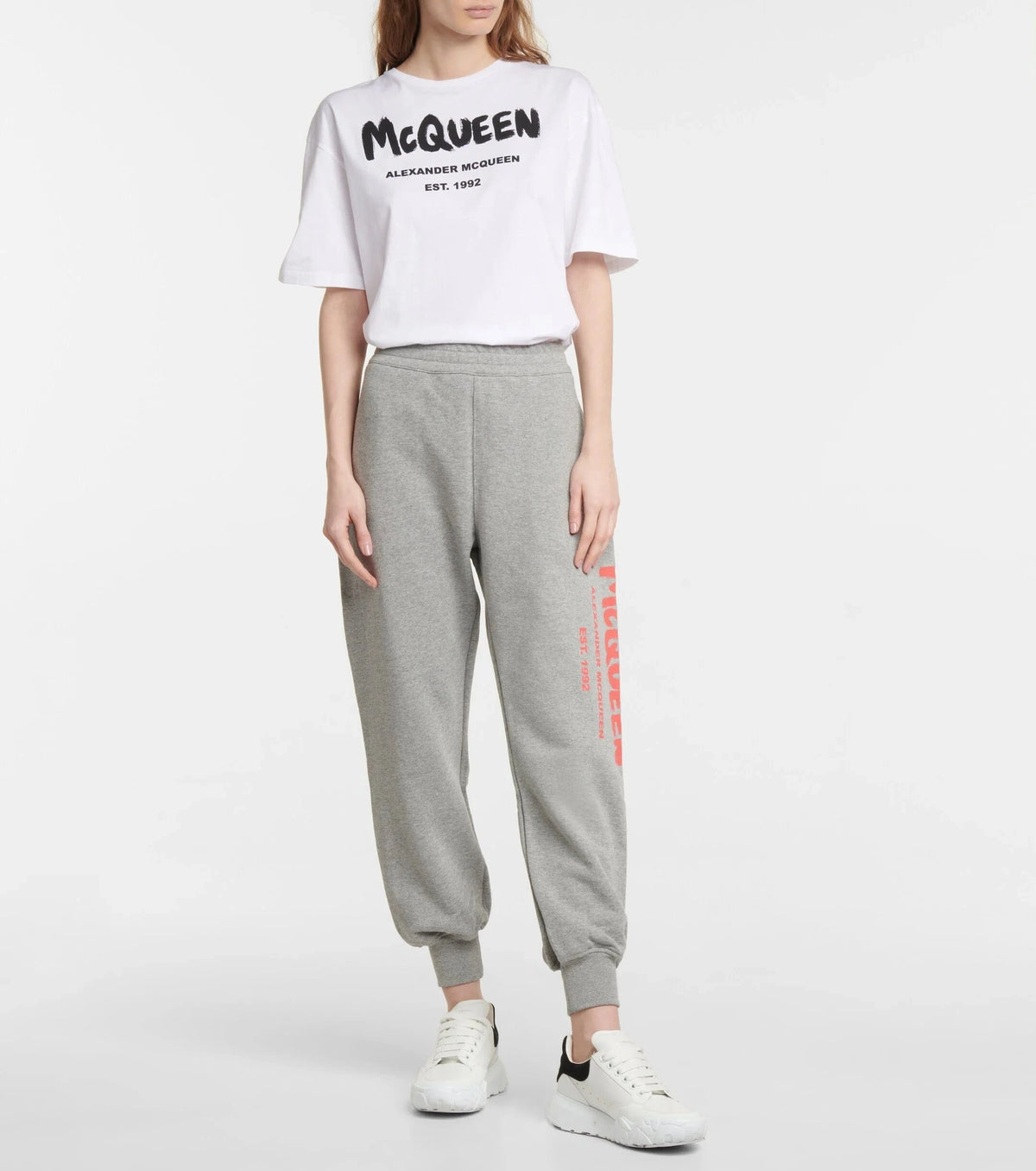 Alexander McQueen Logo Cotton Sweatpants | Sendegaro CH