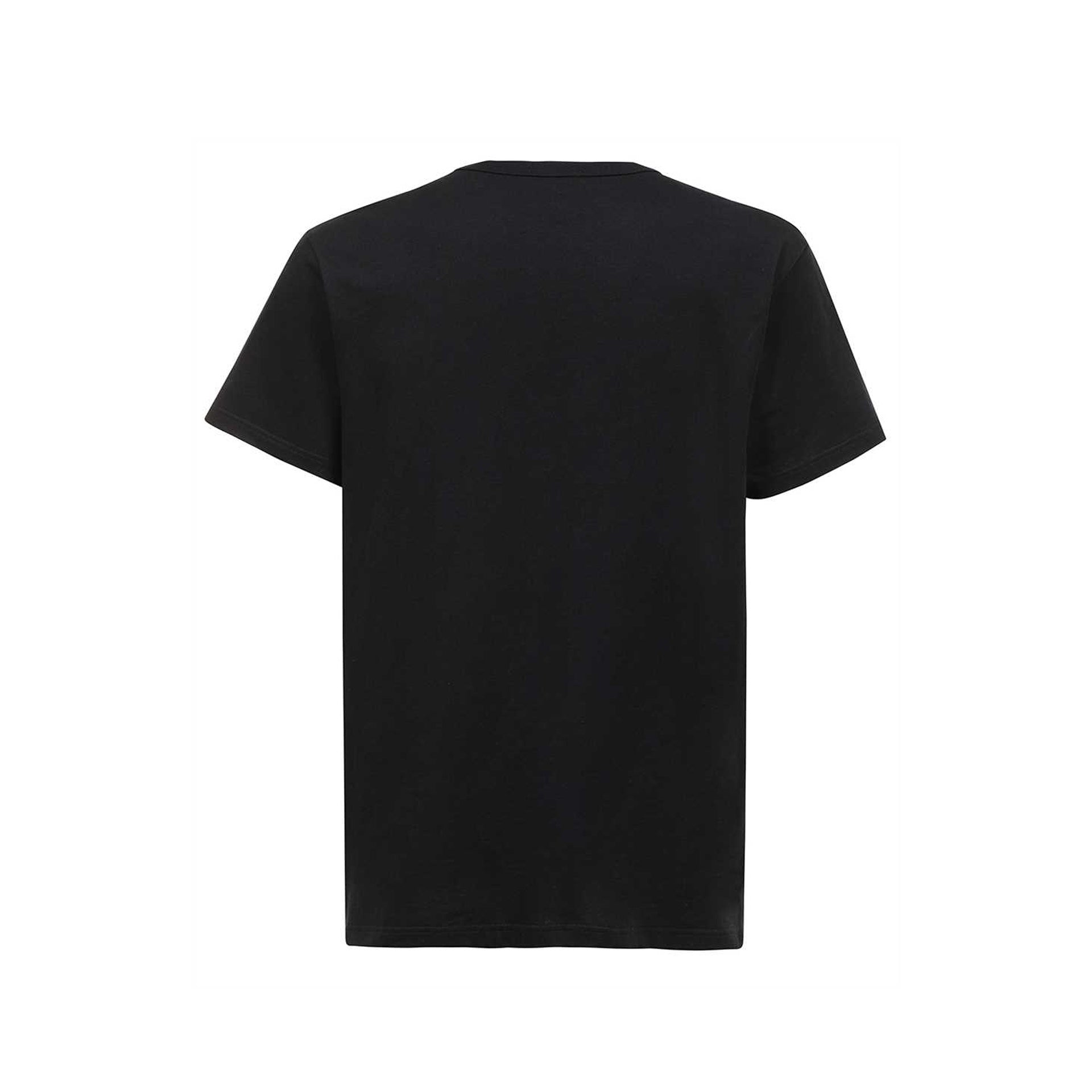 Alexander McQueen Camiseta de Algodão com Gola Redonda e Logo