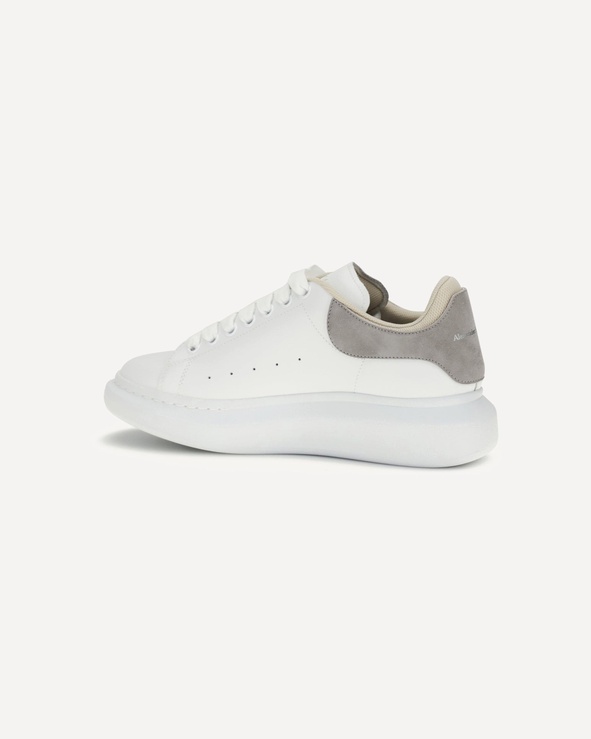 Alexander McQueen Oversized Sneakers With Suede Heel Tab