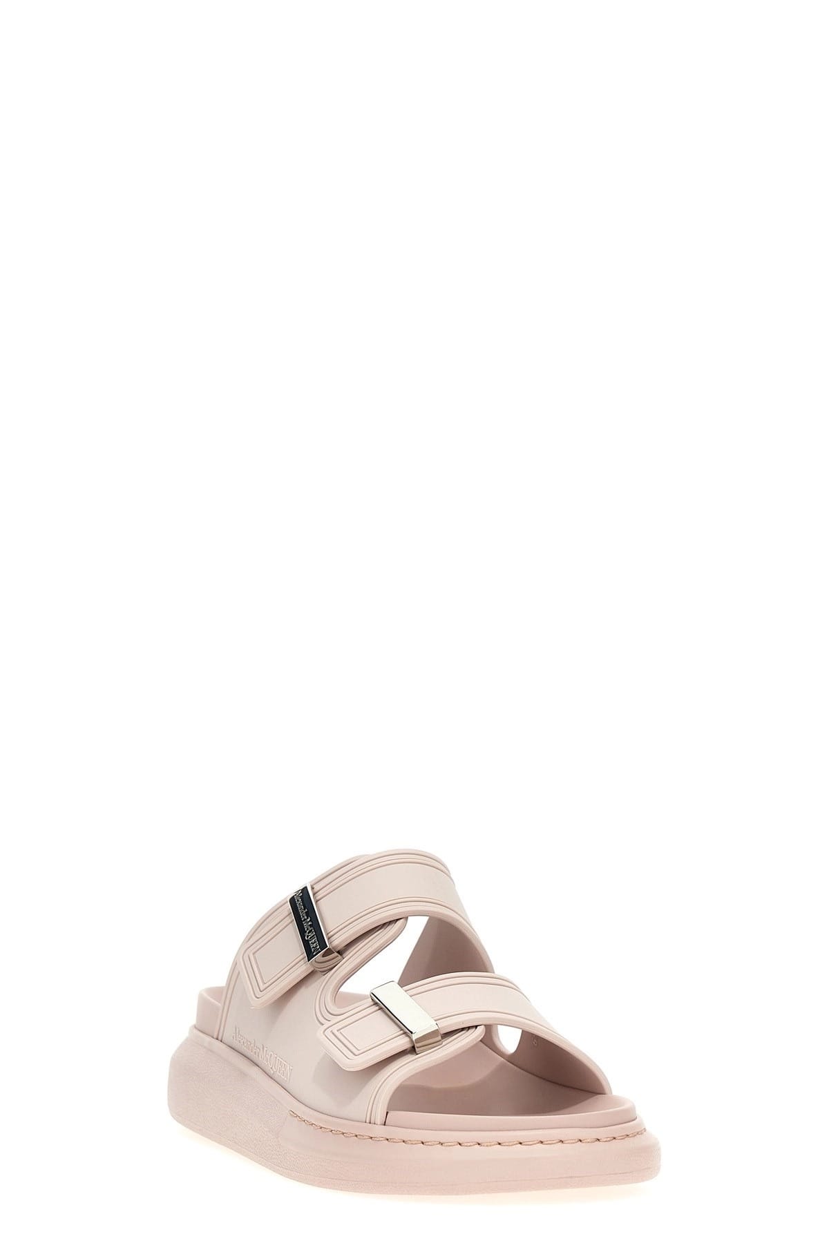 Alexander McQueen Rosa Gummisandalen - alternate view