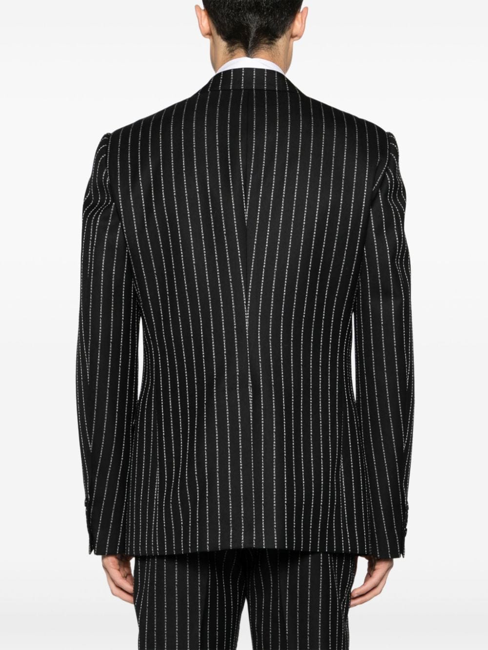 Alexander Mcqueen Pinstriped Single-Breasted Blazer