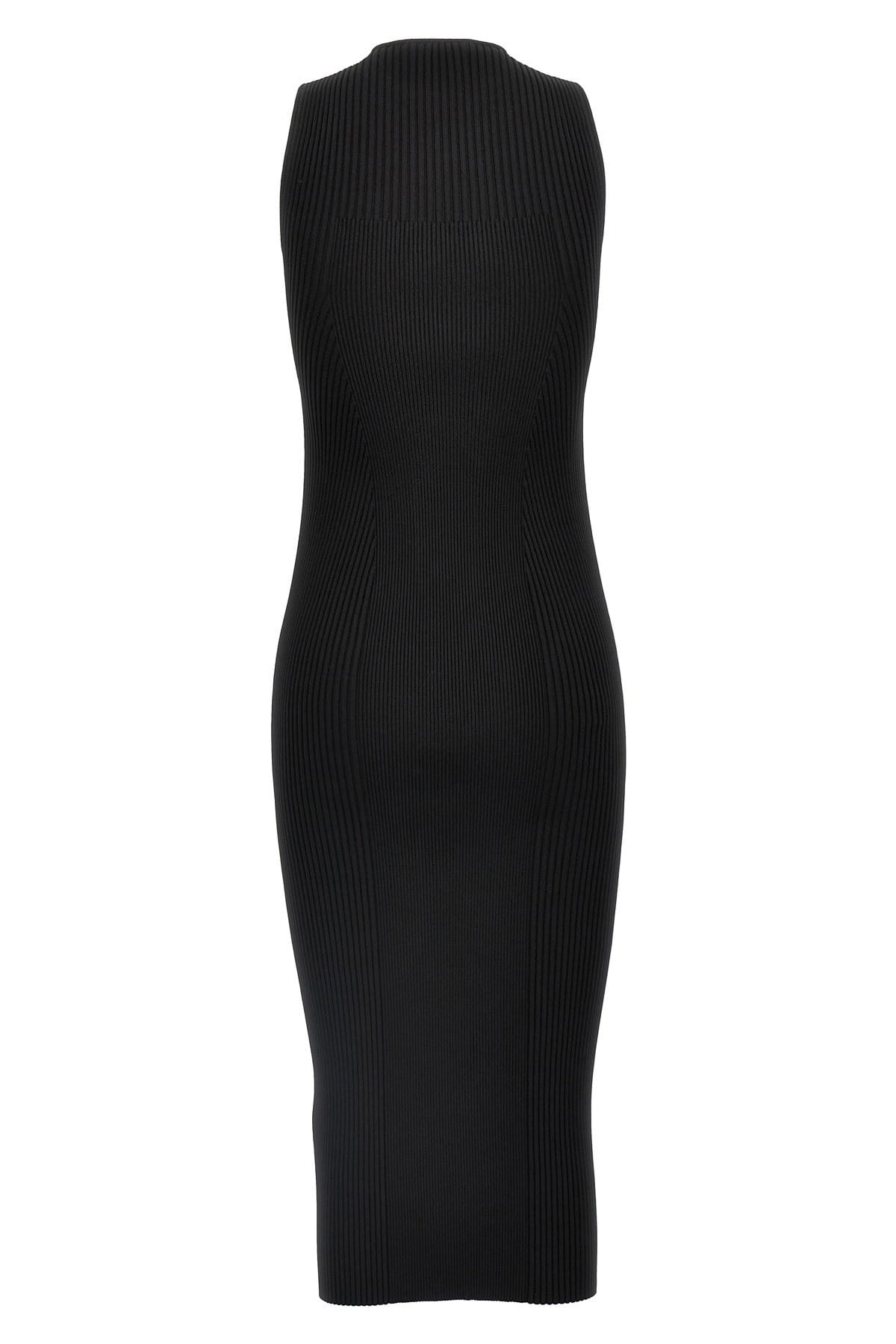 Alexander McQueen Alexander McQueen Ribbed Knit Cut-Out Dress