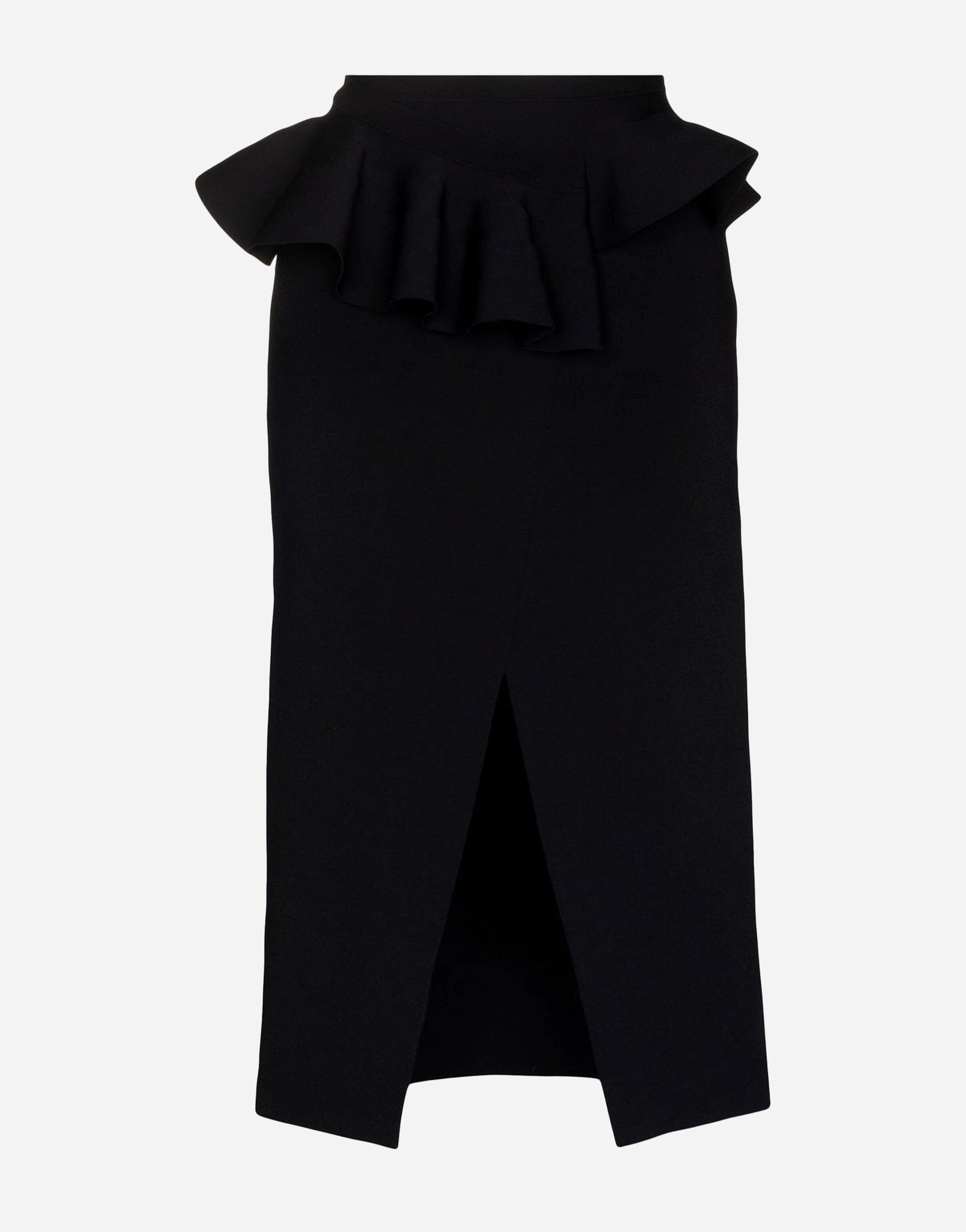 Alexander Mcqueen Ruffle-Detail High-Waisted Skirt