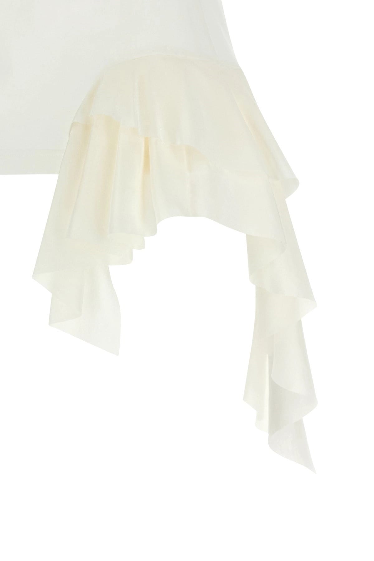 Alexander McQueen Alexander McQueen Silk Ruffle Tank Top