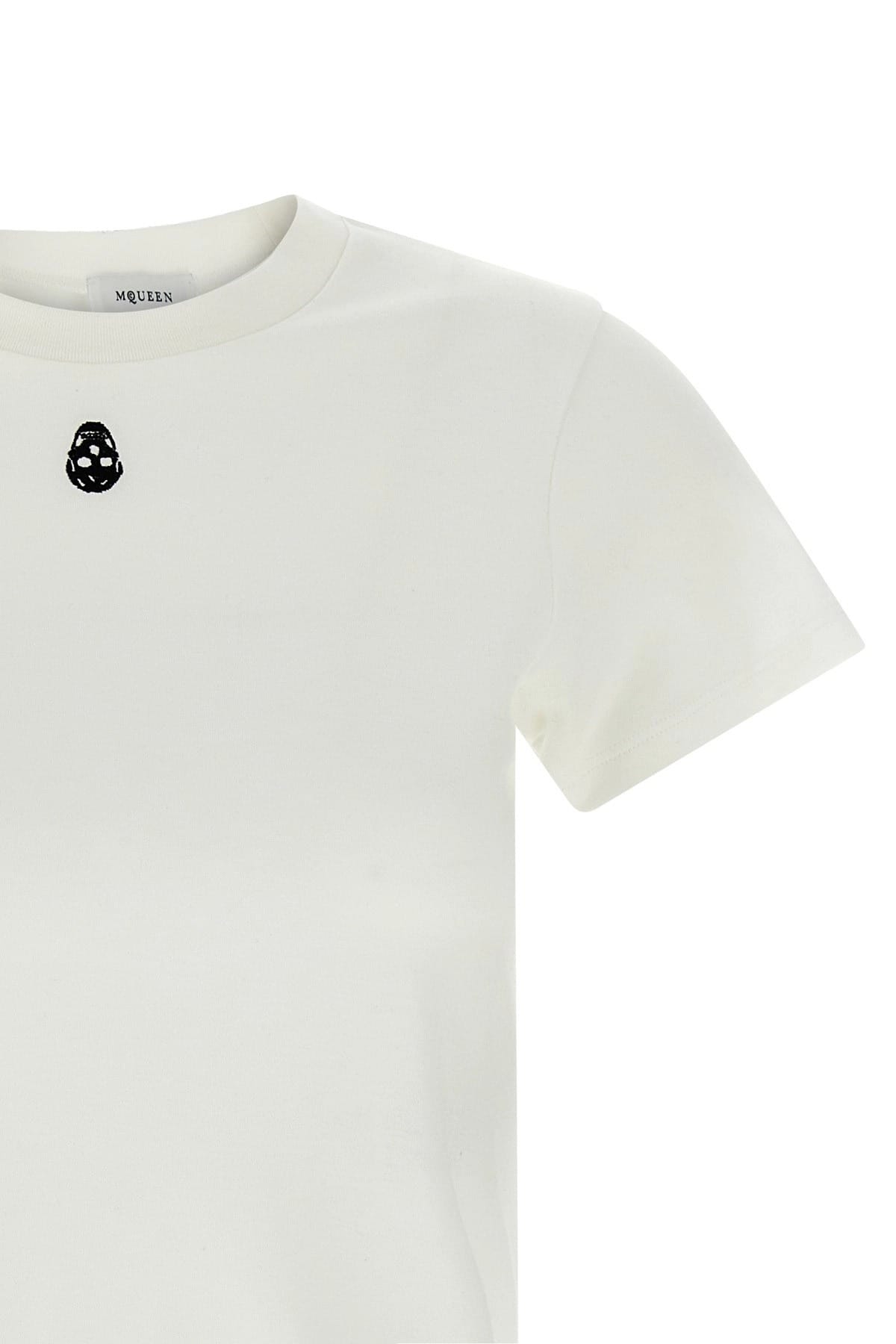 Alexander McQueen Alexander McQueen Skull Embroidered T-Shirt