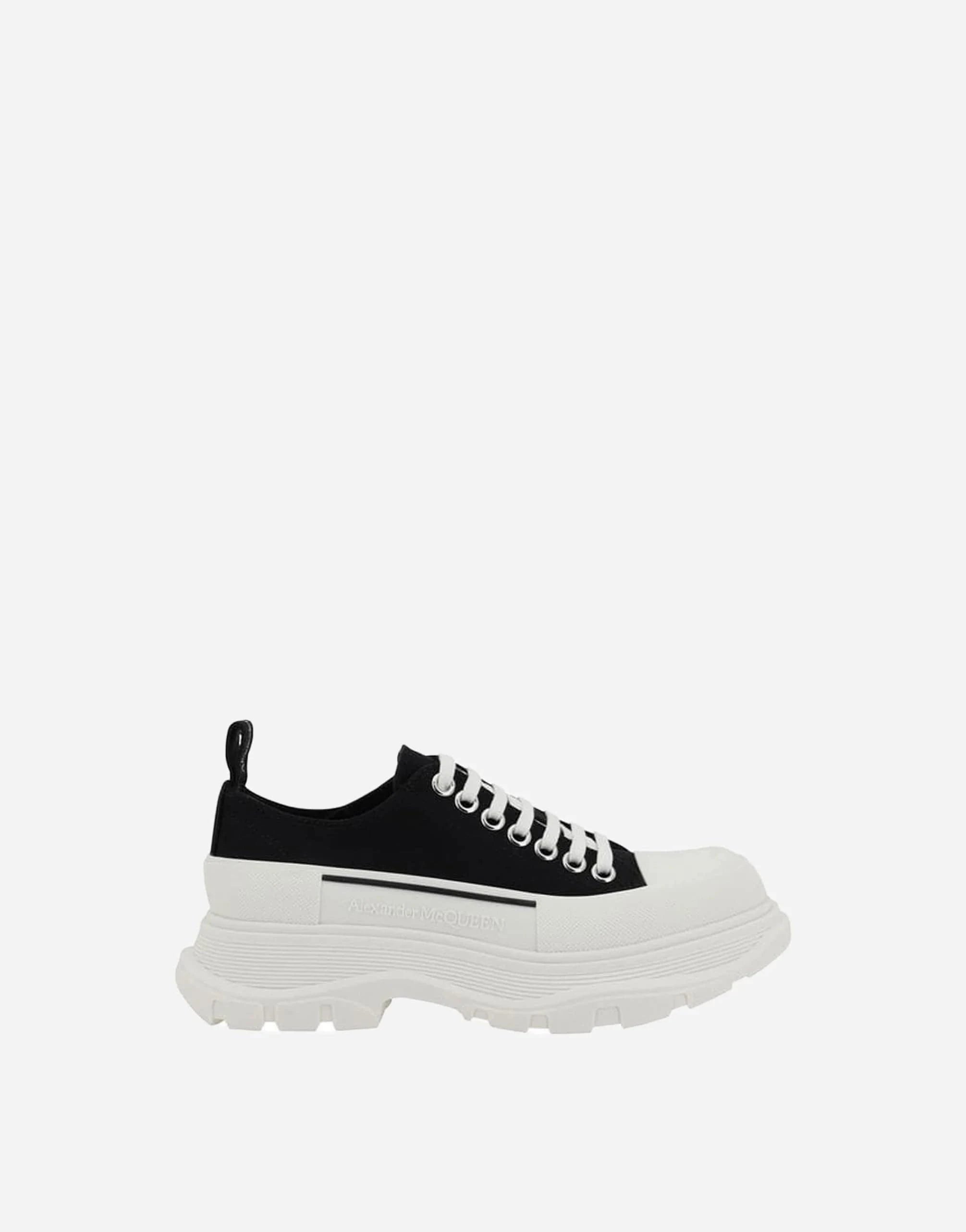 Alexander McQueen Tread Slick Canvas Exaggerated-Sole Alexander McQueen Tread Slick Canvas Exaggerated-Sole