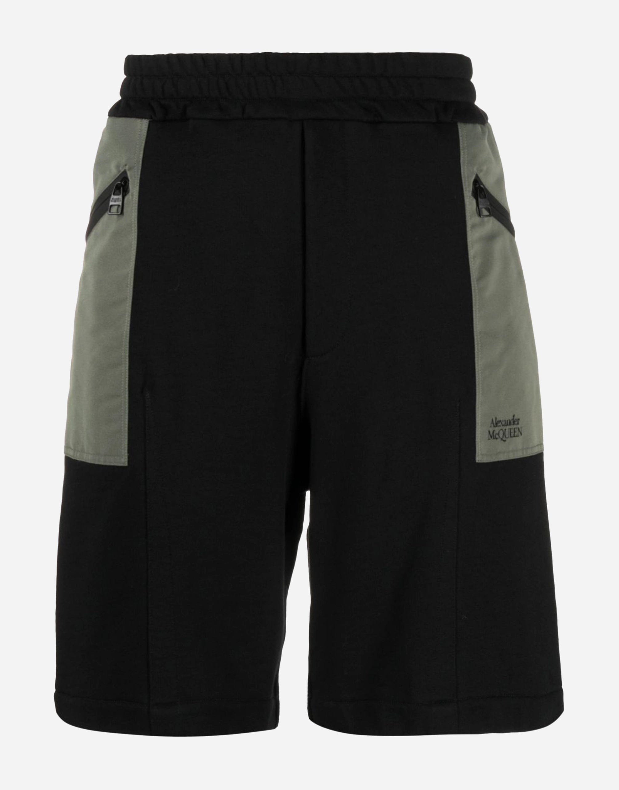 Alexander Mcqueen Two-Tone Elasticated Track Shorts