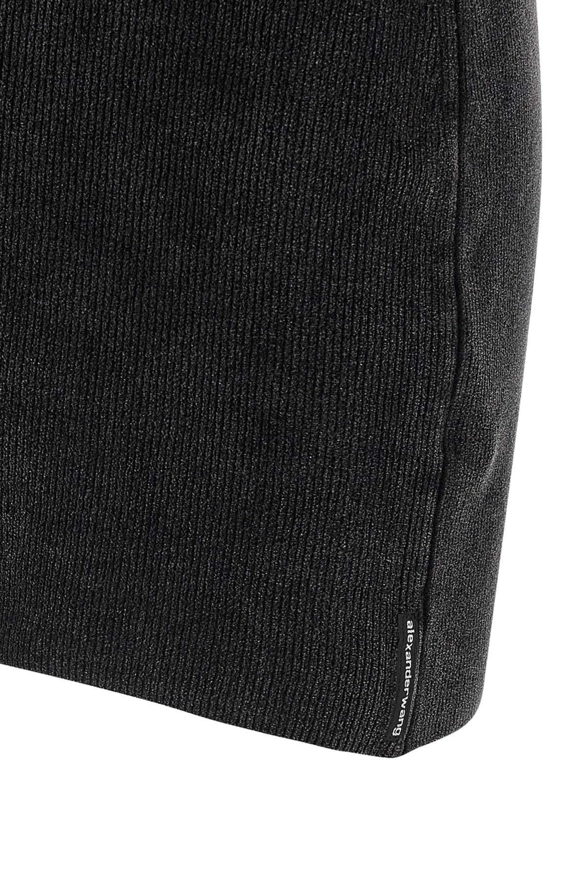 Alexander Wang Alexander Wang Black Chenille Mini Skirt