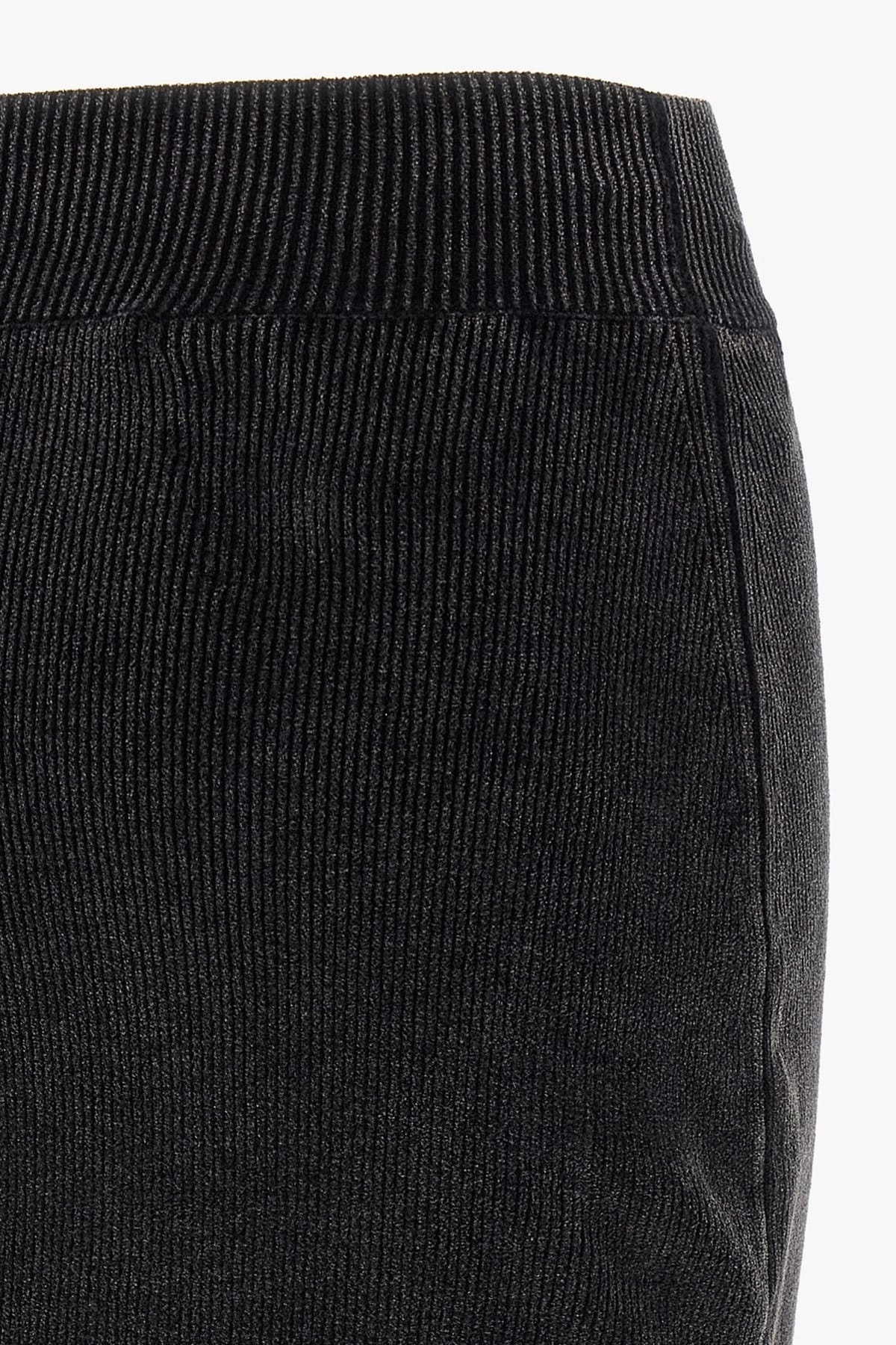 Alexander Wang Alexander Wang Black Chenille Mini Skirt
