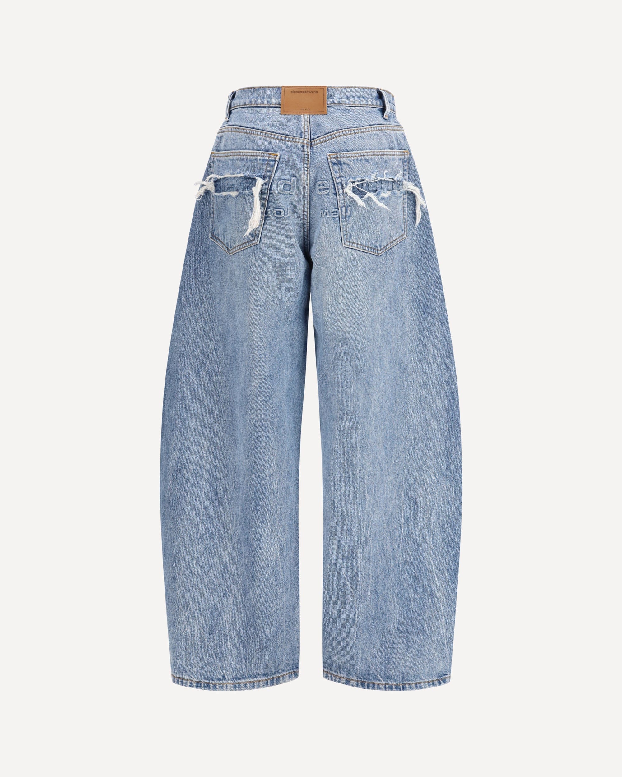 Alexander Wang Button Jeans With Barrel Cut
