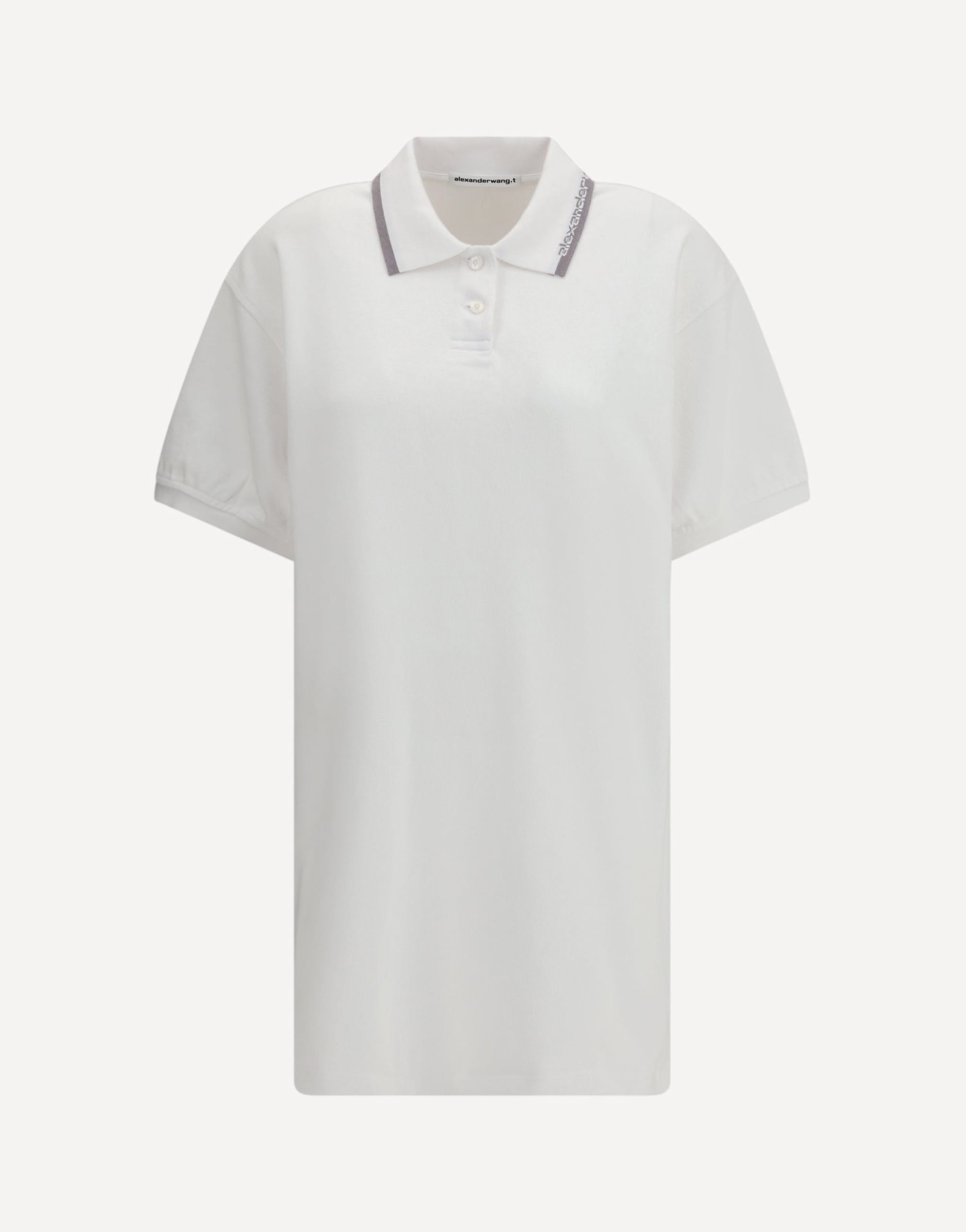Alexander Wang Cotton Polo Mini Dress