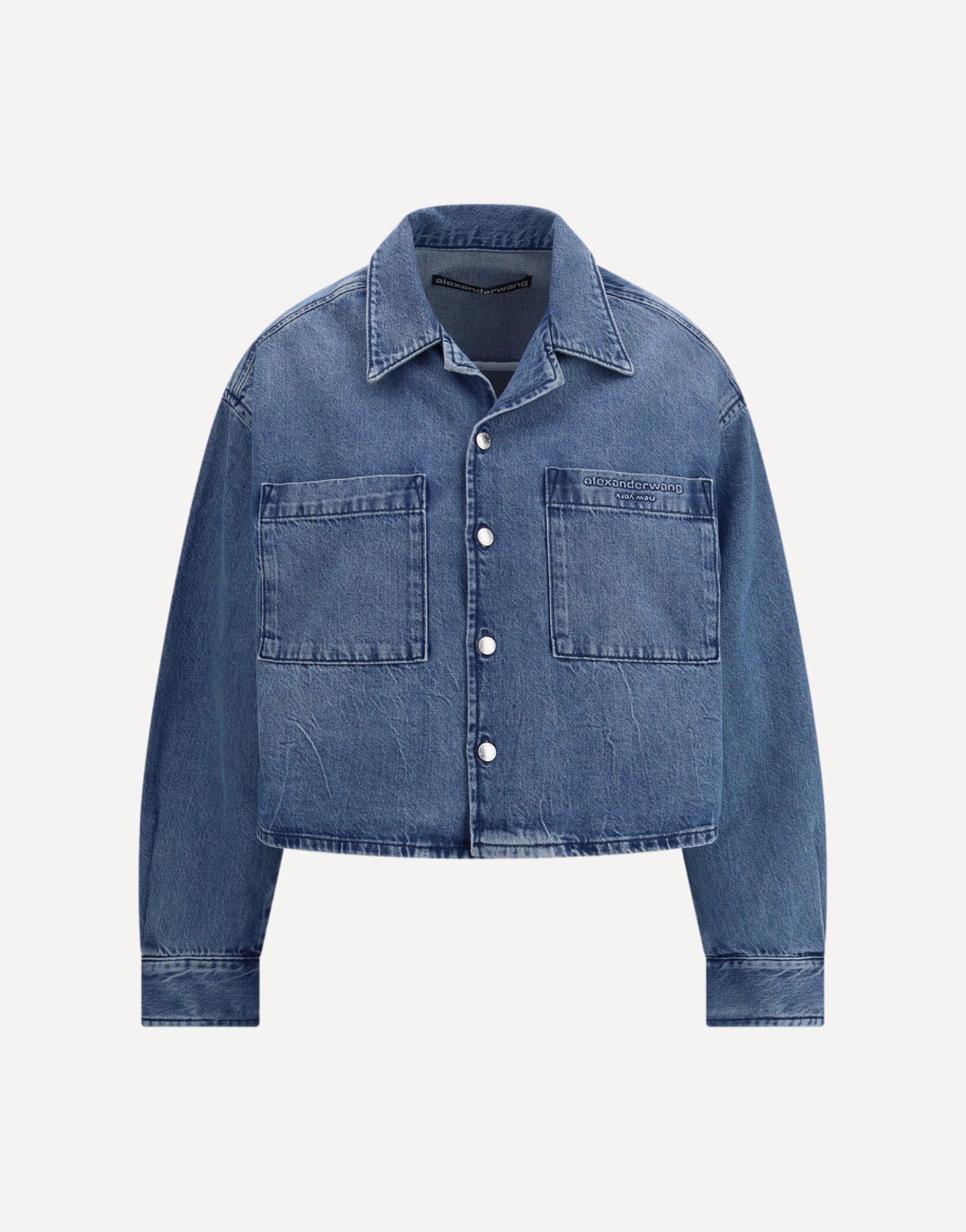 Alexander Wang Cropped Denim Shirt