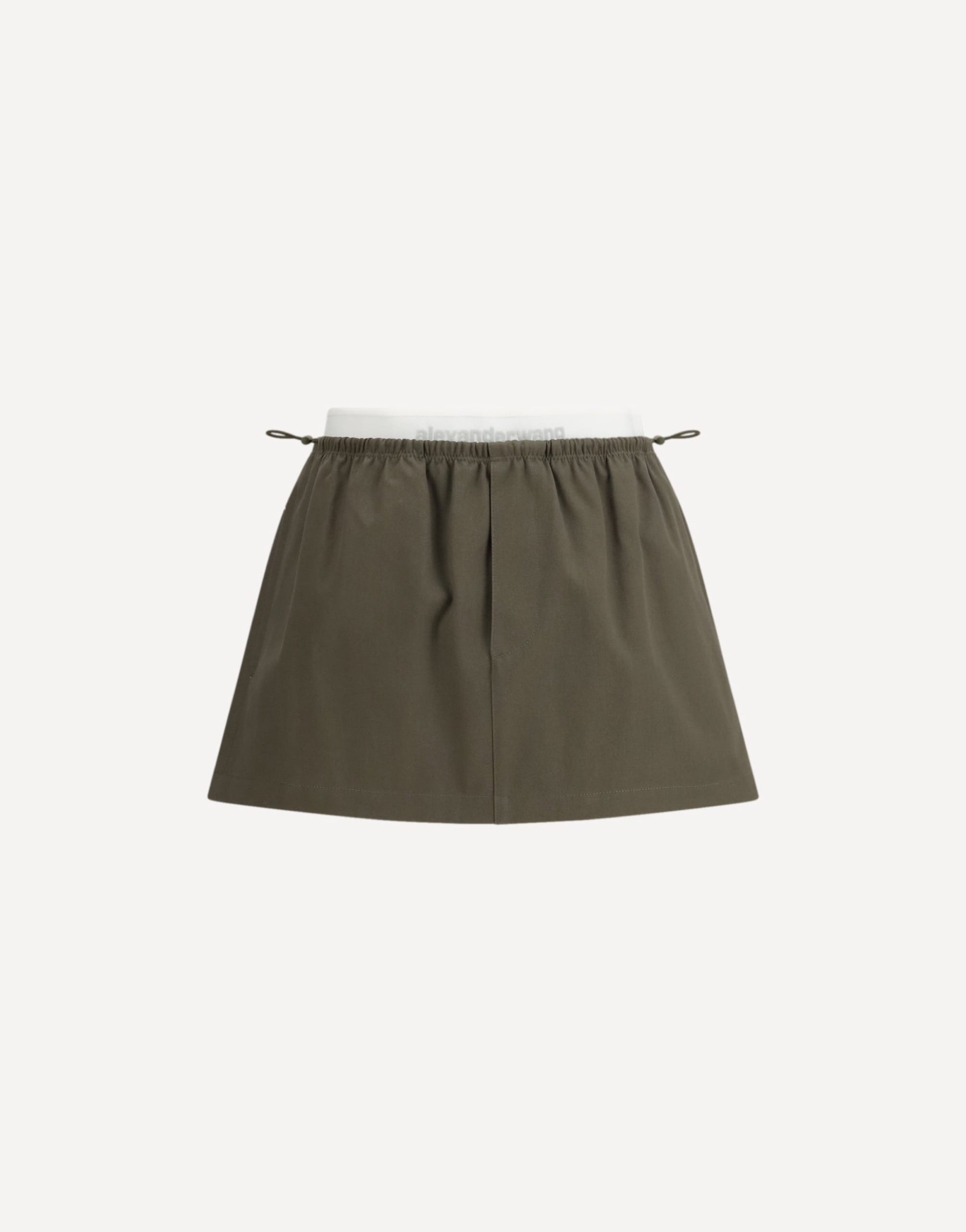 Alexander Wang Drawstring Mini Skirt