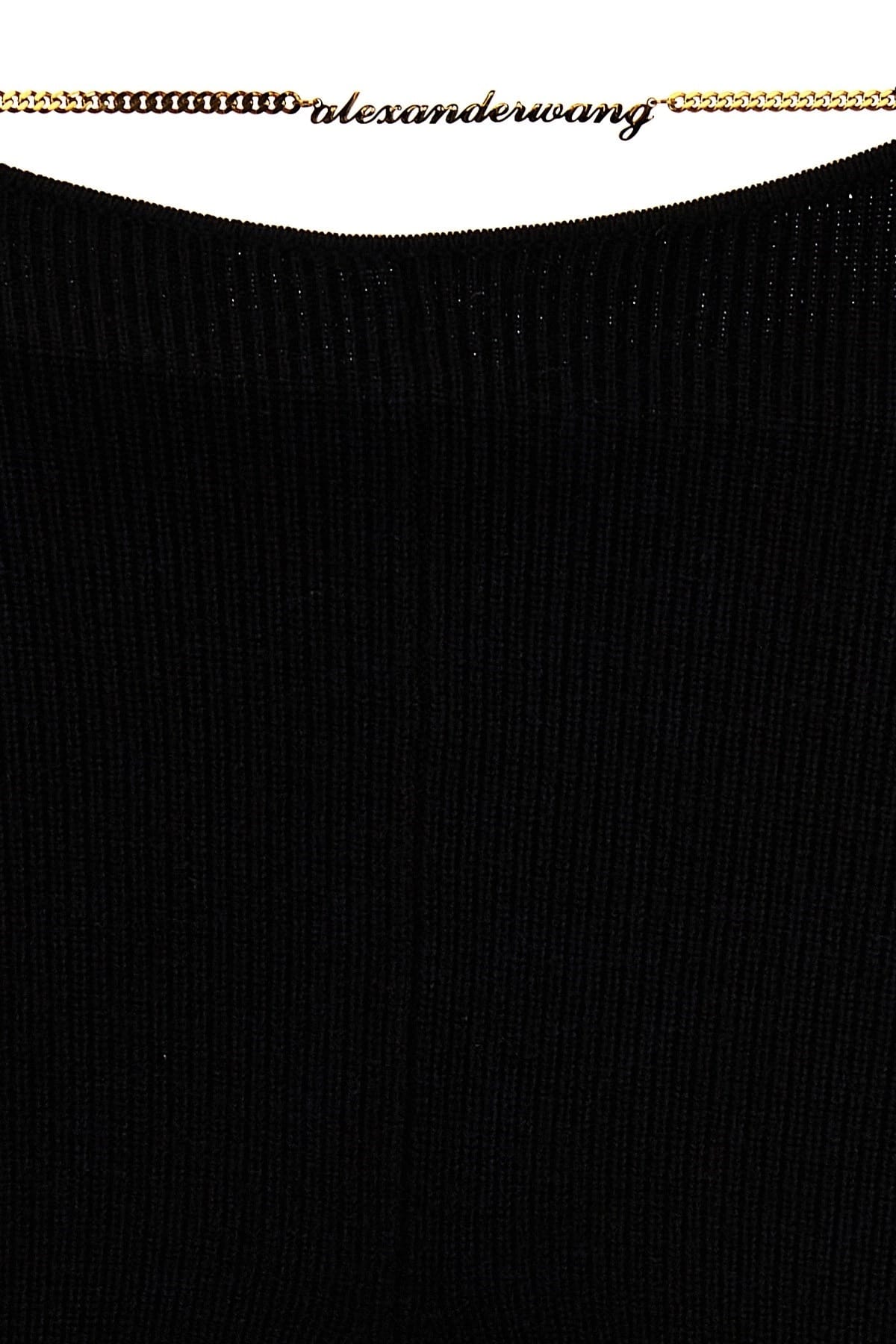Alexander Wang Alexander Wang Gold Nameplate Chain Pants