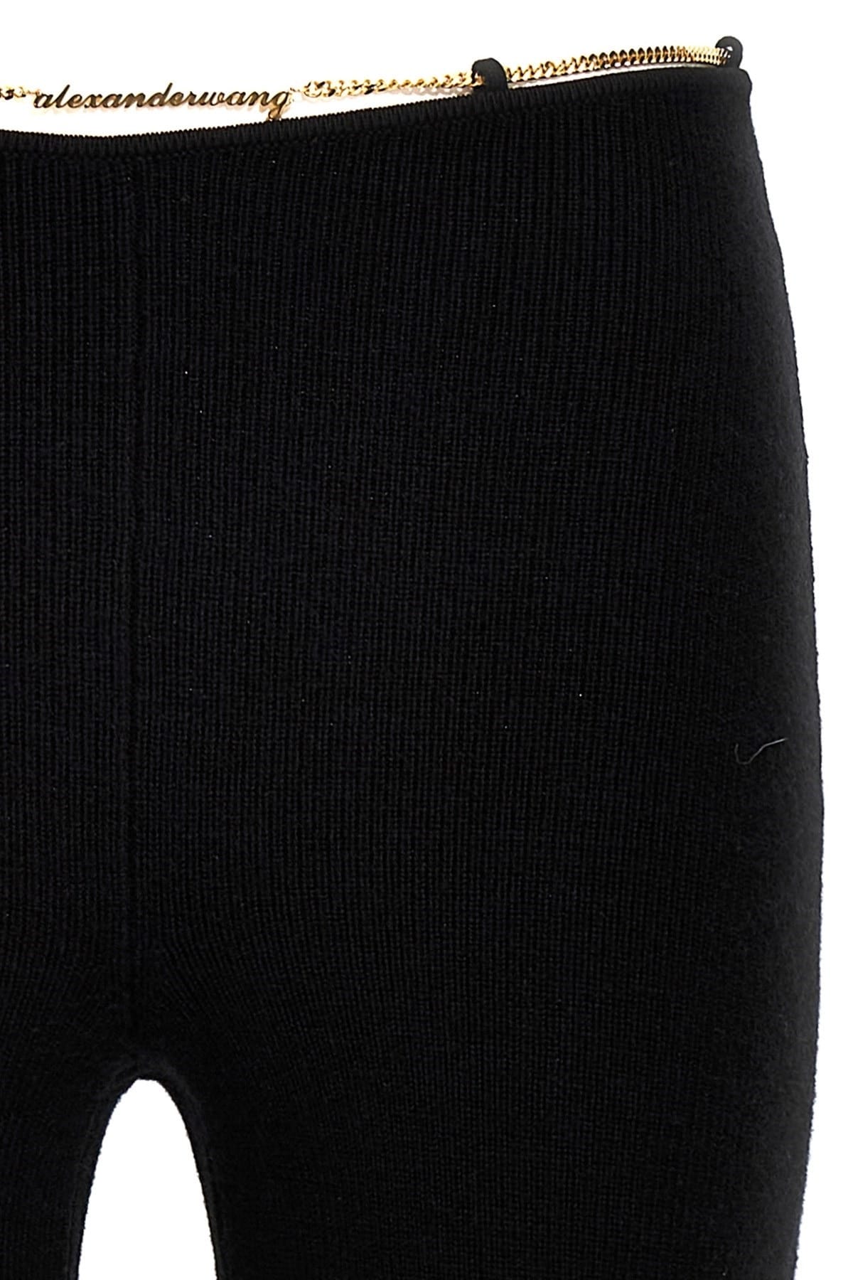 Alexander Wang Alexander Wang Gold Nameplate Chain Pants