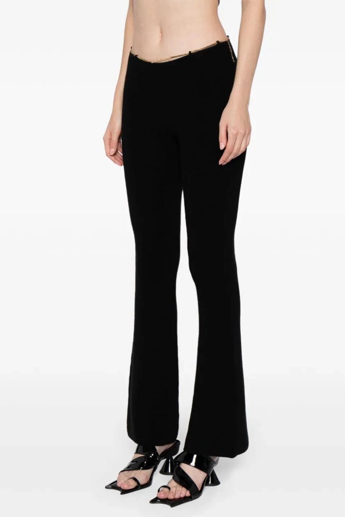 Alexander Wang Gold Nameplate Chain Pants - alternate view