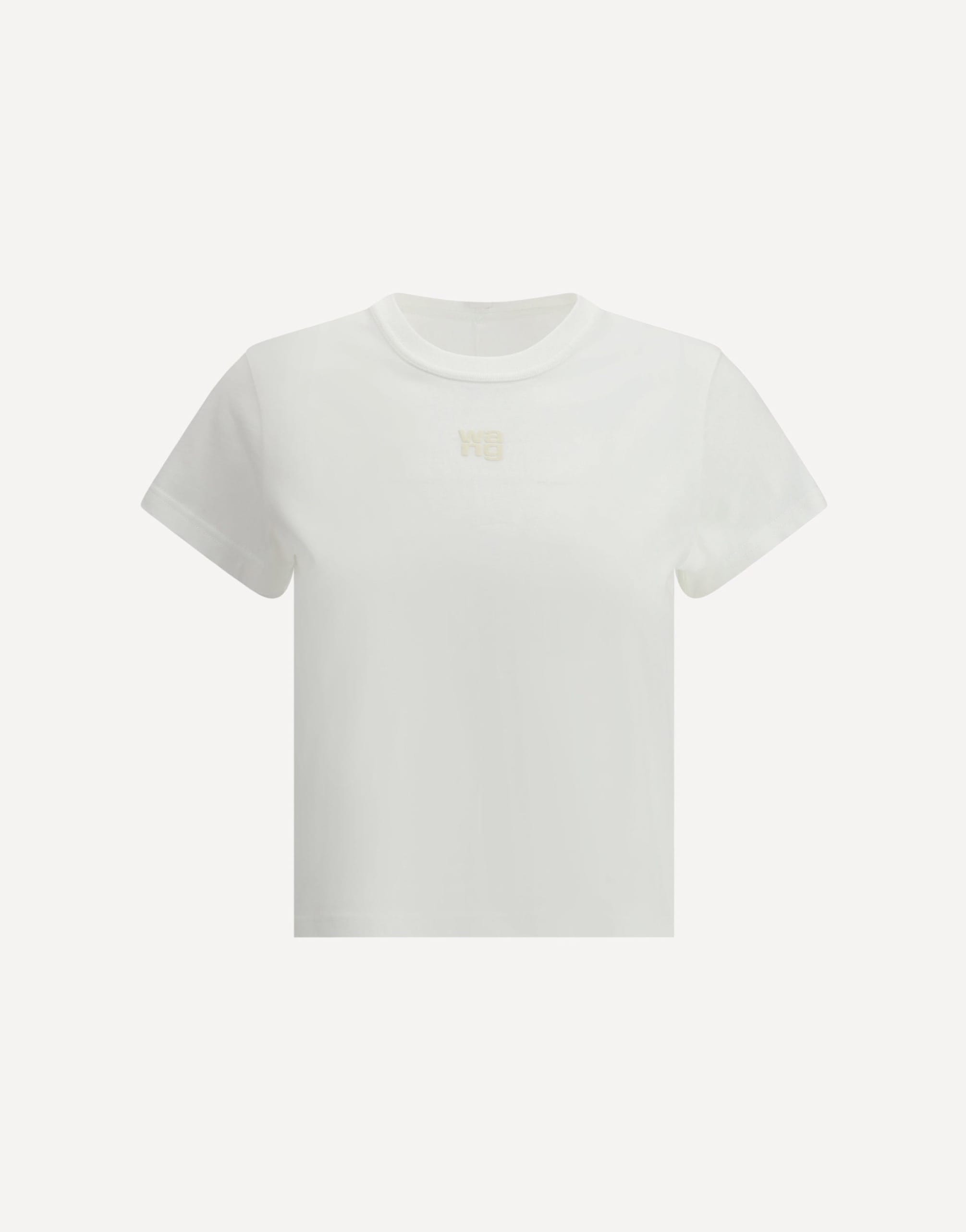 Alexander Wang Logo-Embroidered Cotton T-Shirt