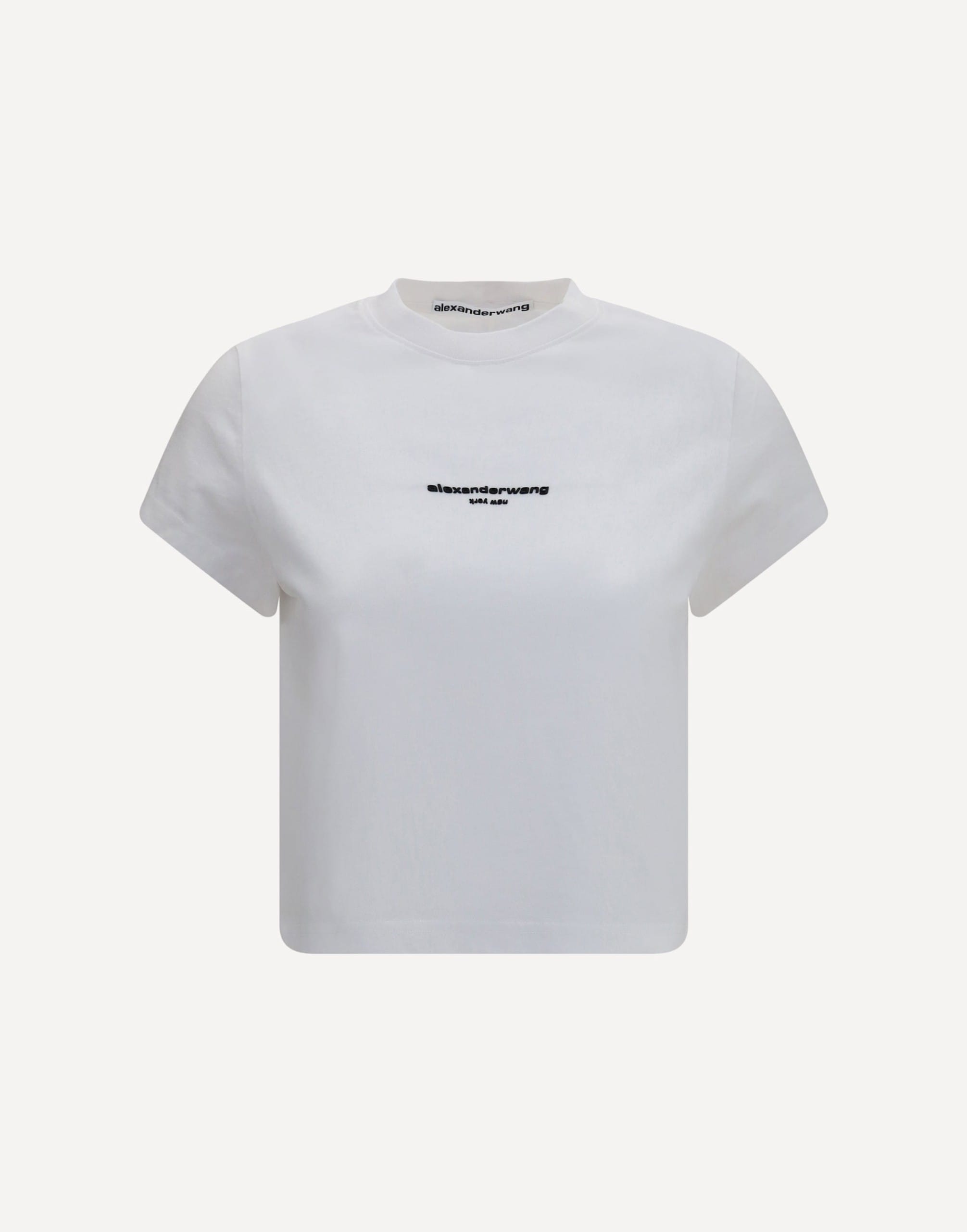 Alexander Wang Short-Sleeve T-Shirt With Central Logo Print