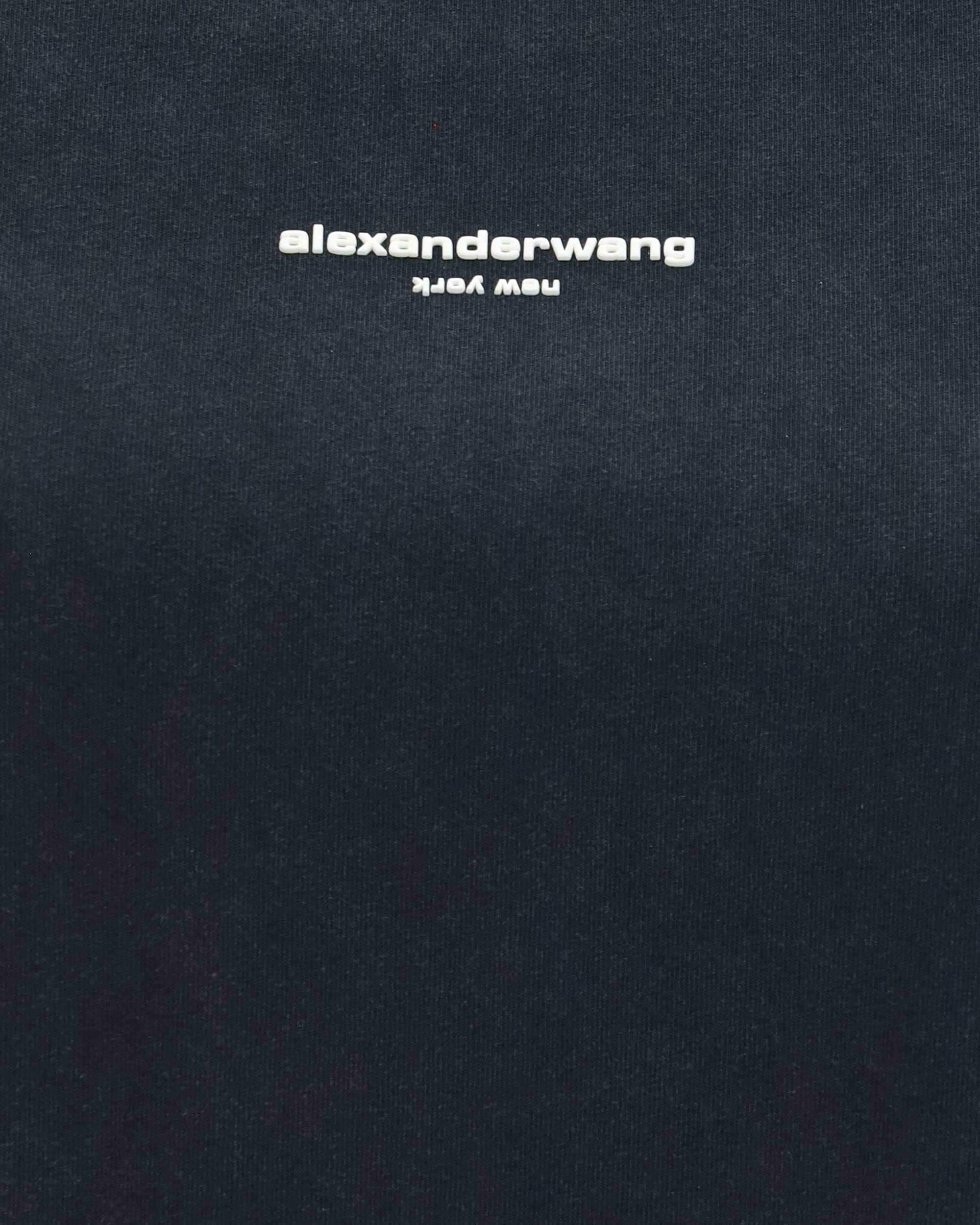 Alexander Wang Alexander Wang Short-Sleeve T-Shirt With Central Logo Print