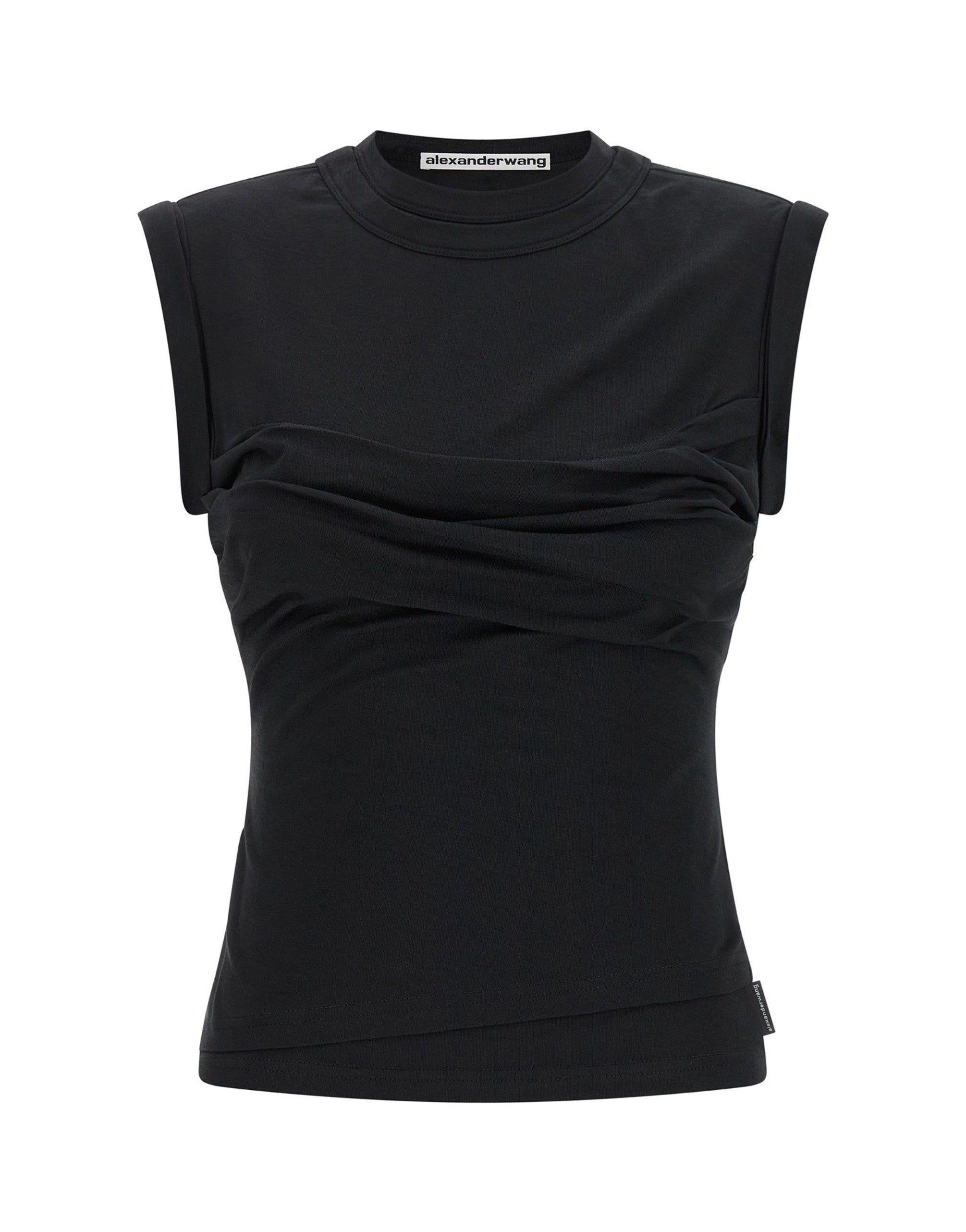 Alexander Wang canotta a strati con busto attorcigliato