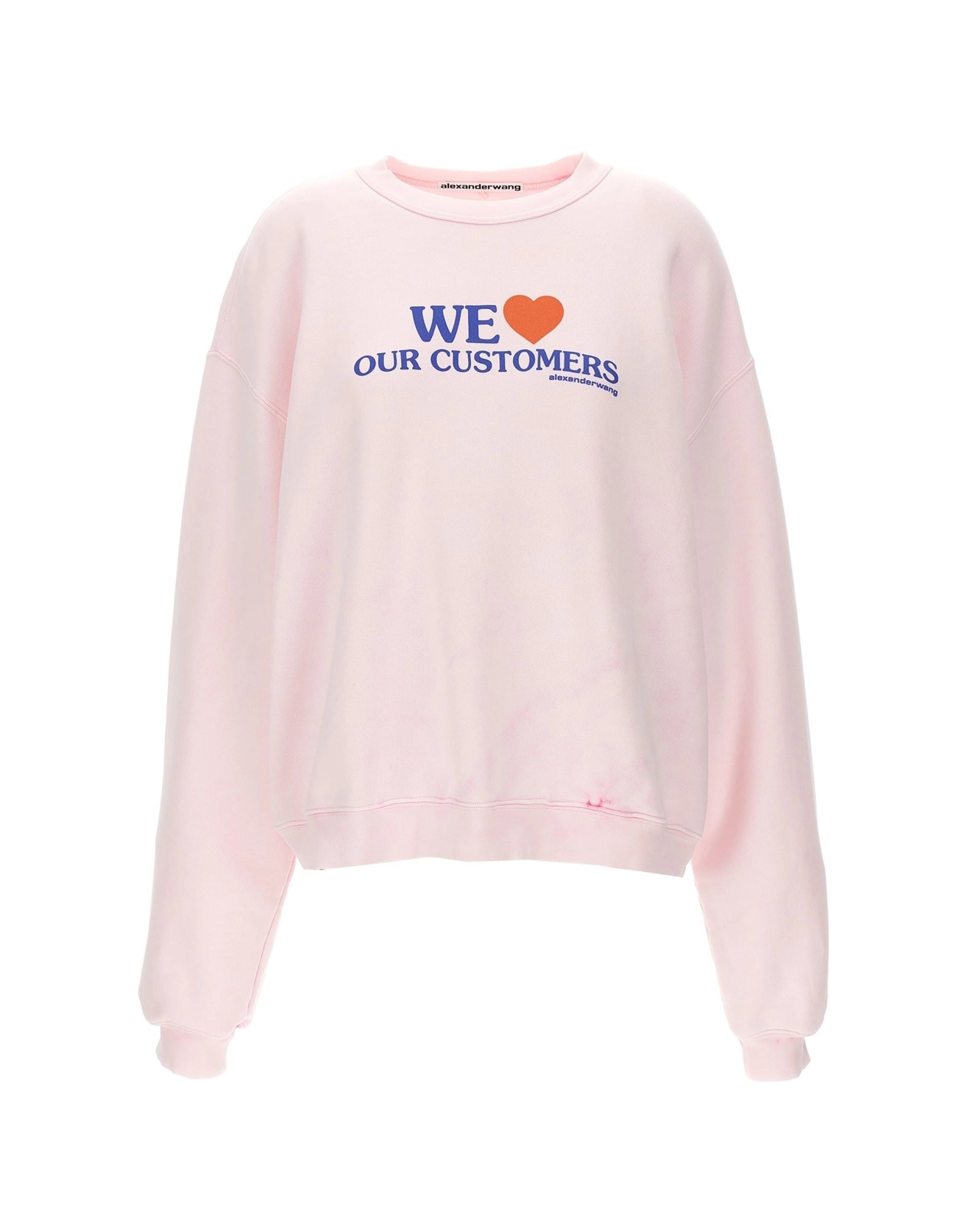 Alexander Wang Alexander Wang We Love Our Customers Sweatshirt