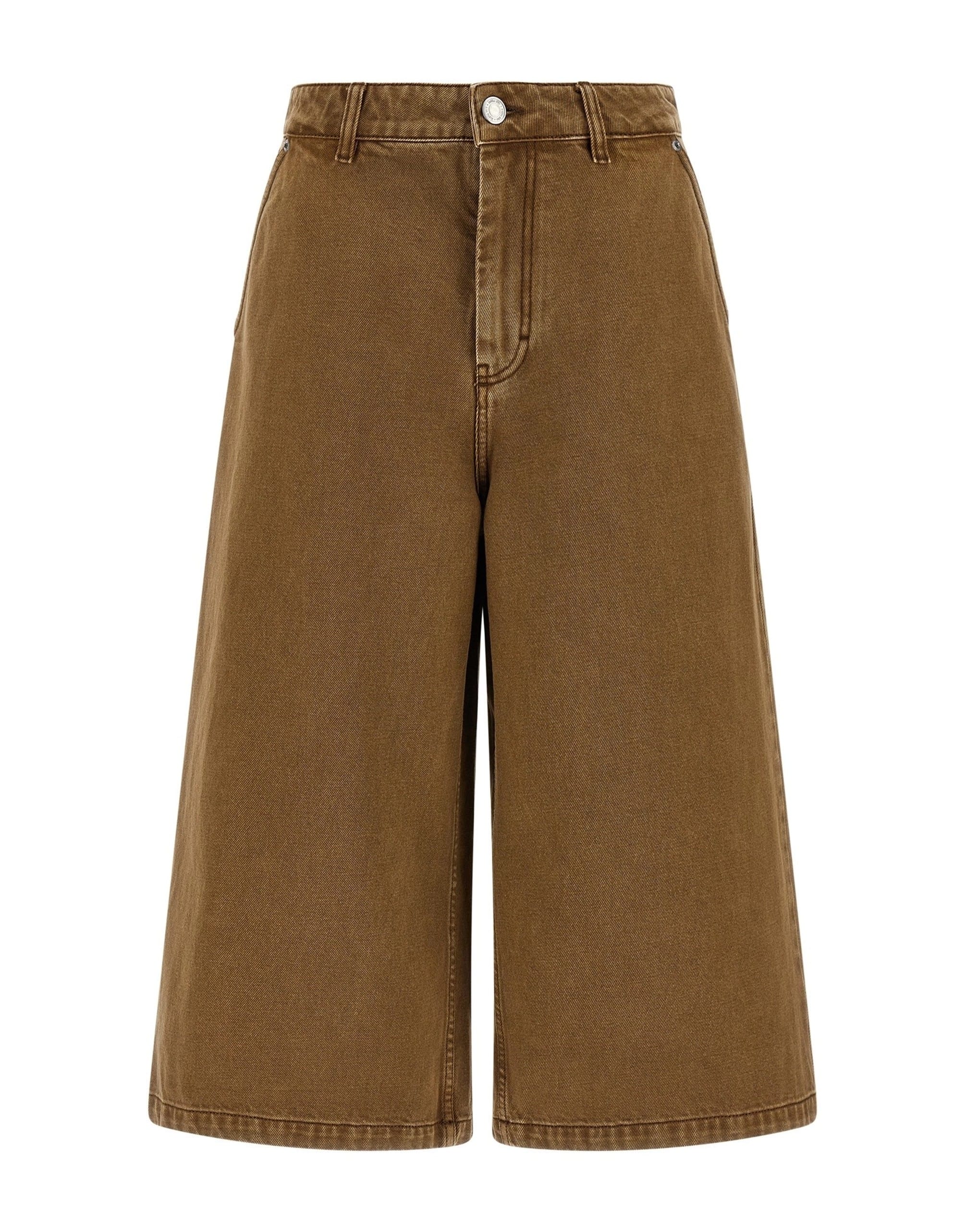Ami Paris Denim Bermuda Shorts | Sendegaro