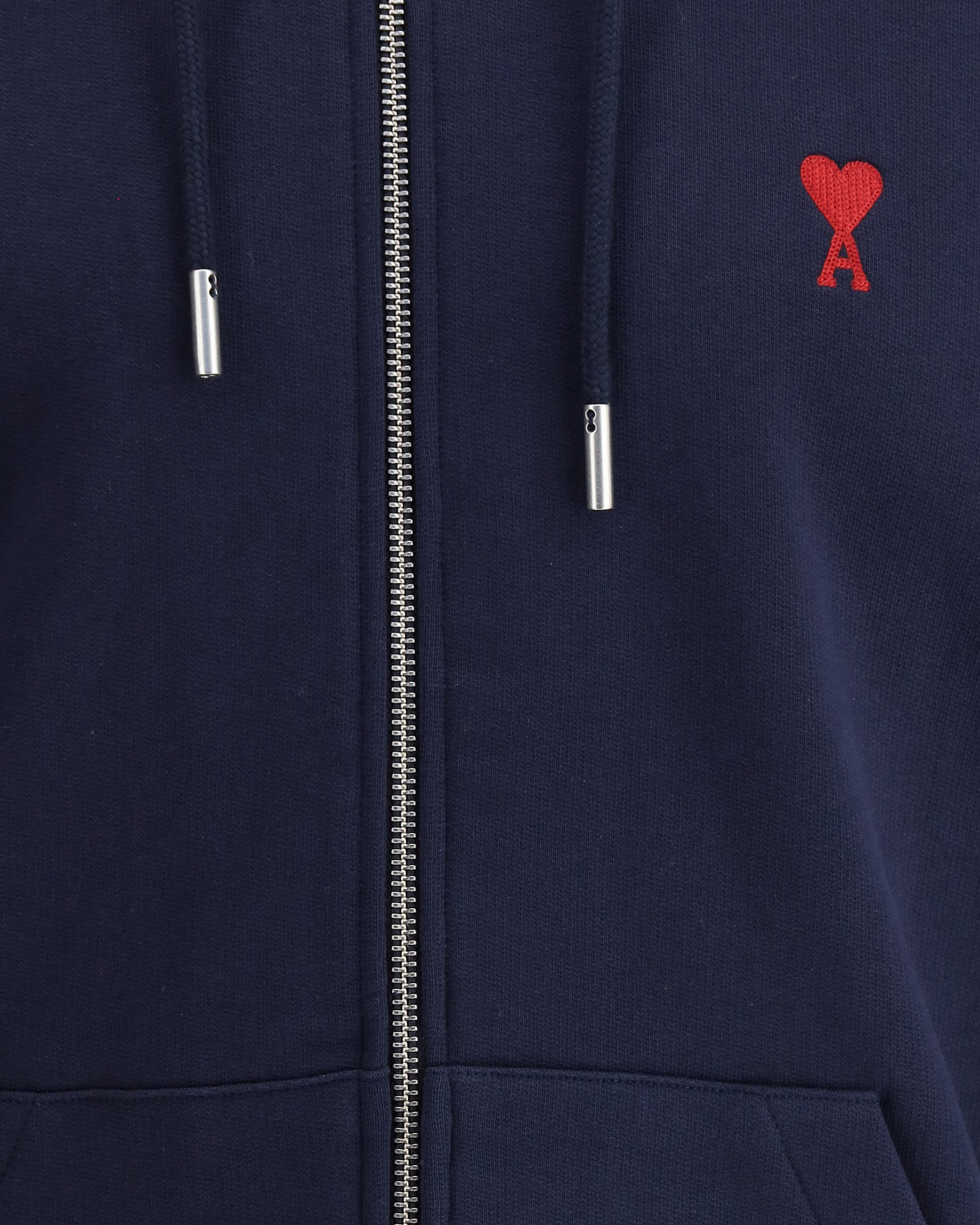 Ami Paris Embroidered Logo Hoodie | Sendegaro