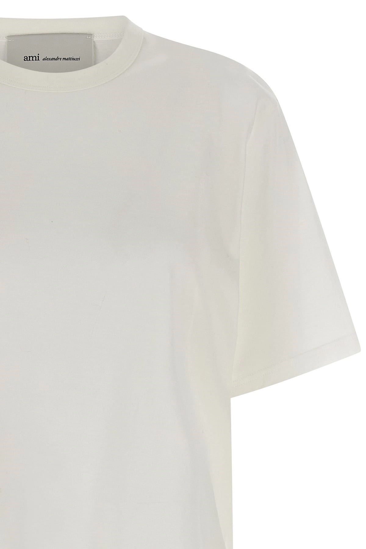 Ami Paris Ami Paris Lightweight Cotton Crew Neck T-Shirt