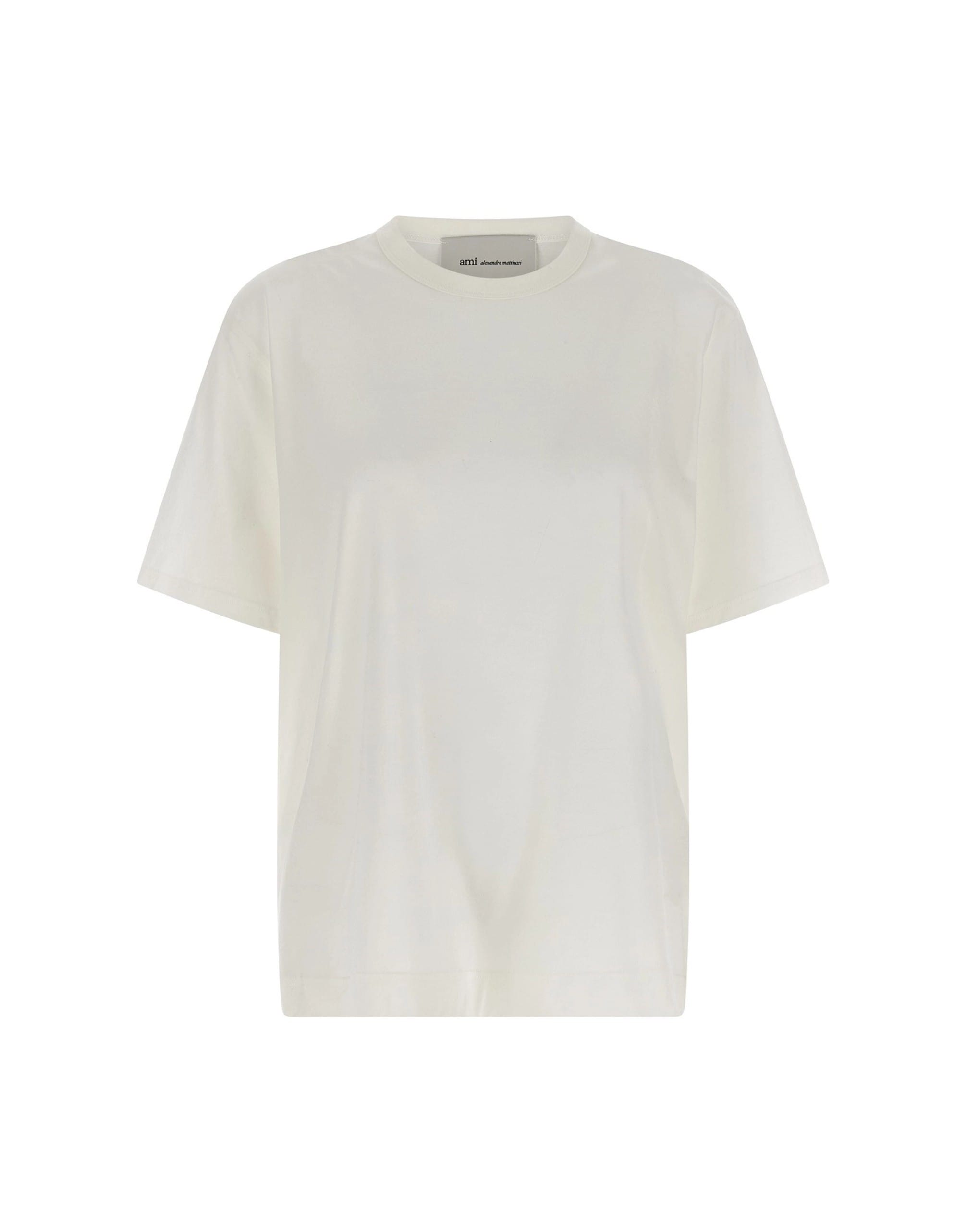 Ami Paris Ami Paris Lightweight Cotton Crew Neck T-Shirt