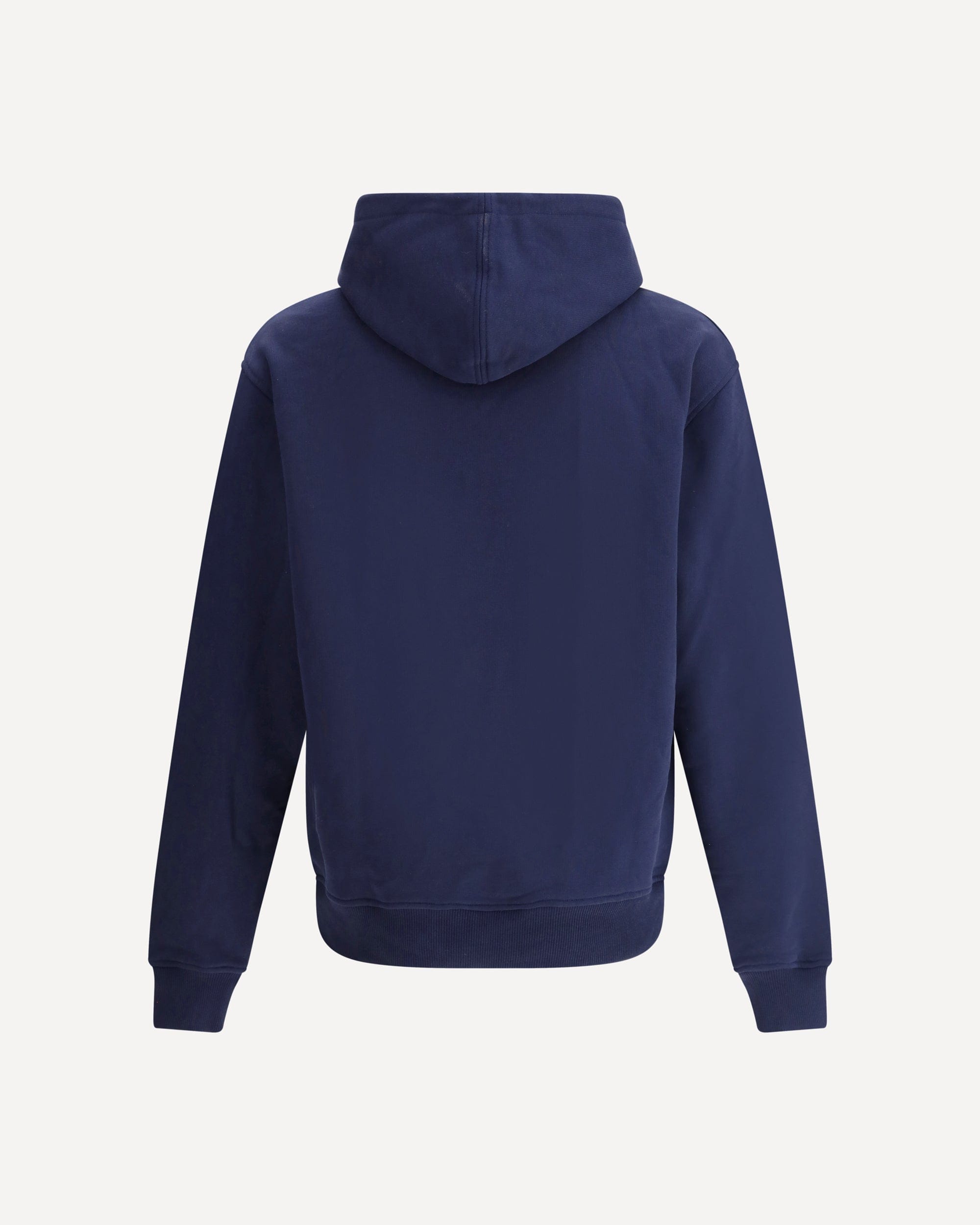 Ami Paris Logoed Cotton Hoodie With Kangaroo Pocket